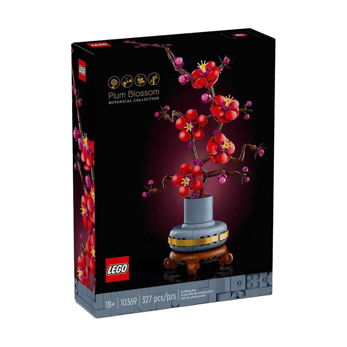 Конструктор LEGO Icons Сливовий цвіт, 327 деталей, від 18 років (10369)