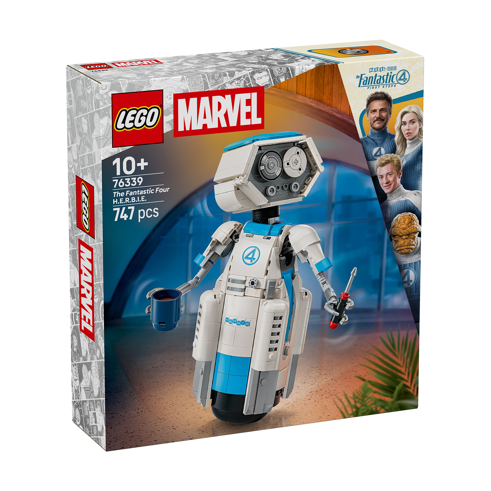 Конструктор LEGO Marvel Super Heroes Фантастична четвірка H.E.R.B.I.E., від 10 років, 747 деталей (76339)