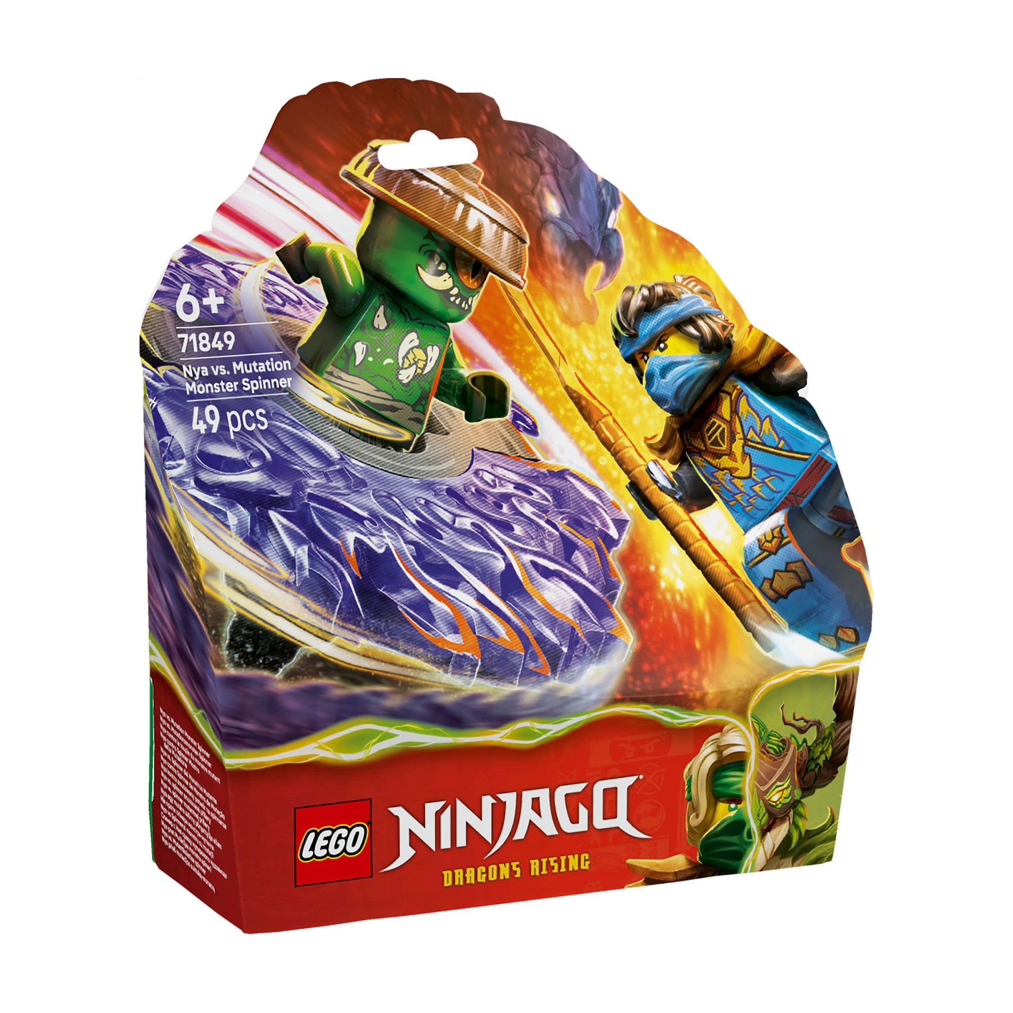 Конструктор LEGO Ninjago Нія проти спінера монстра-мутанта, 49 деталей, від 6 років (71849)