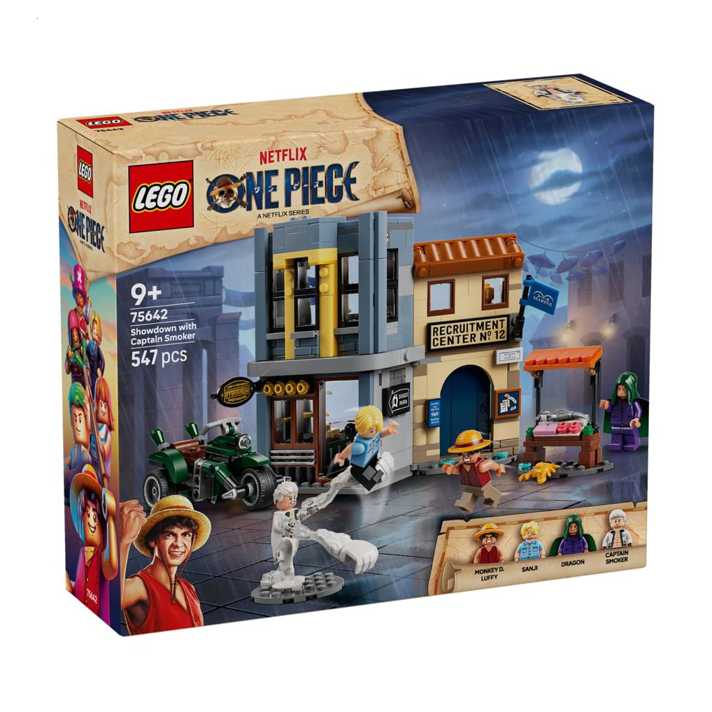 Конструктор LEGO One Piece Сутичка з капітаном Смокером, від 9 років, 547 деталей (75642)