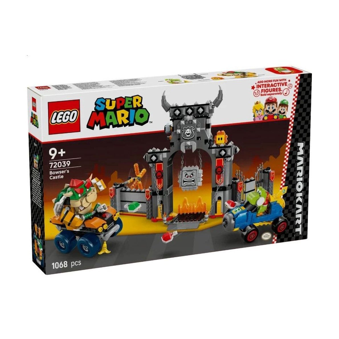 Конструктор LEGO Super Mario Mario Kart Bowser's Castle, 1068 деталей, від 9 років (72039)