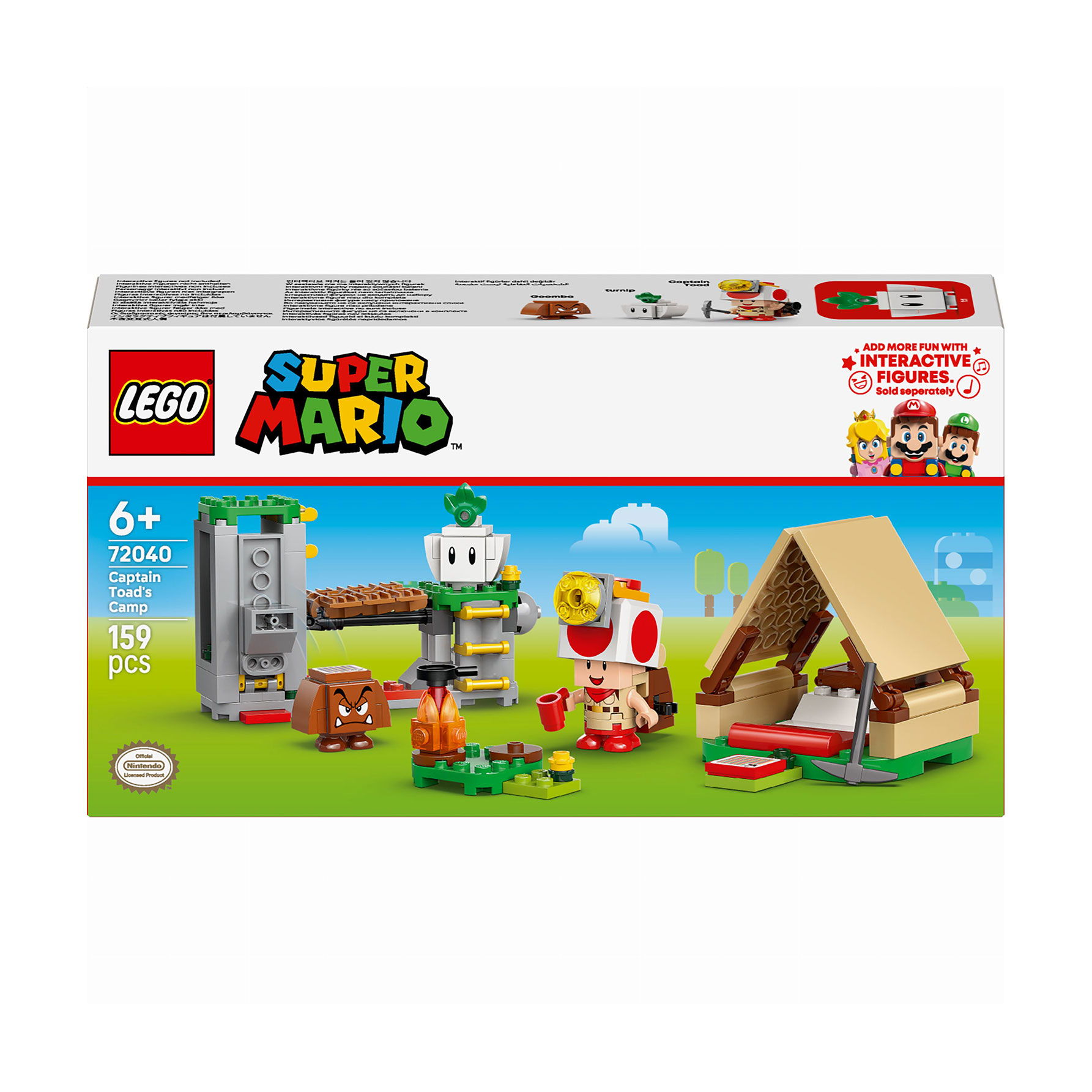 Конструктор LEGO Super Mario Табір Captain Toad, від 6 років, 159 деталей (72040)