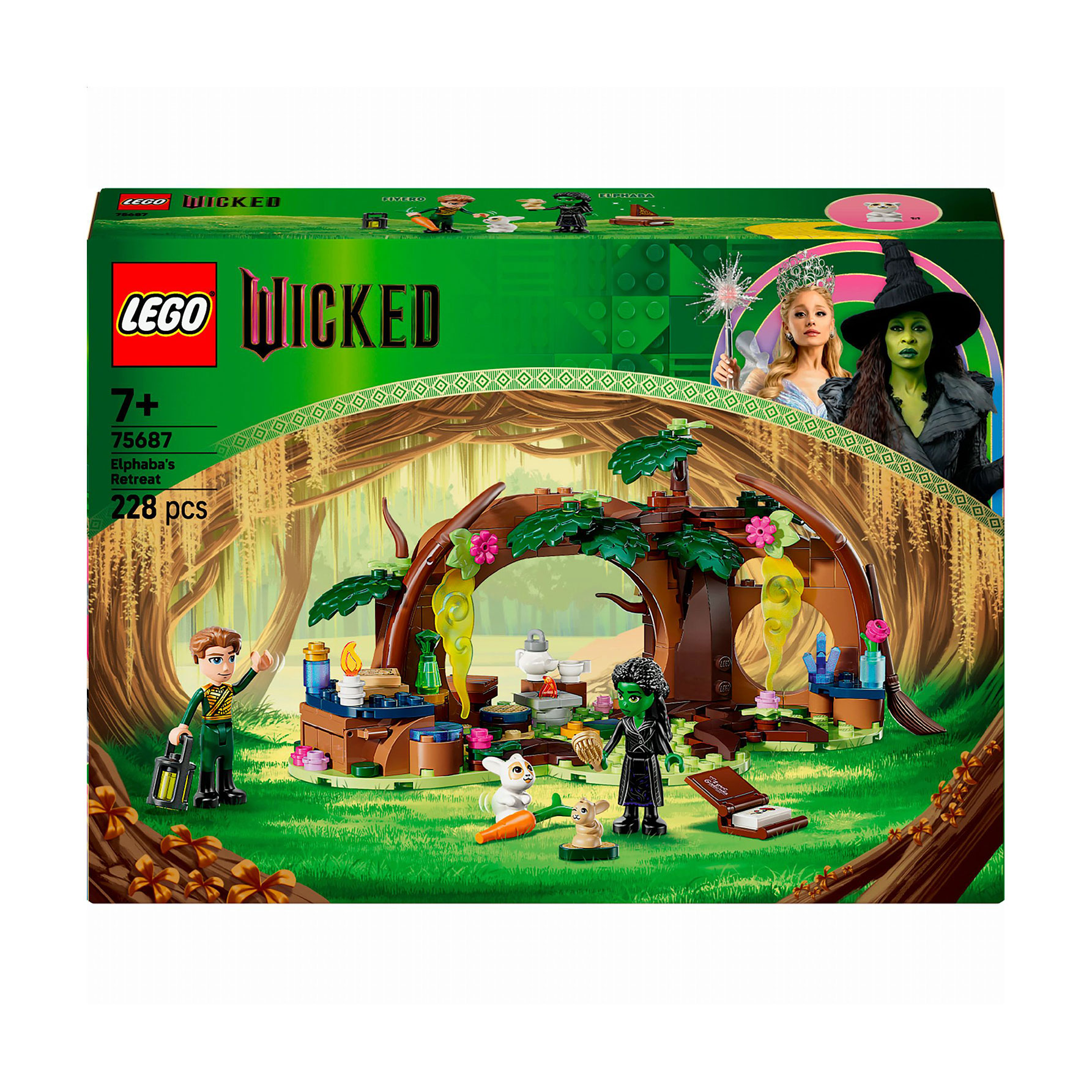 Конструктор LEGO Wicked Відступ Ельфаби, від 7 років, 228 деталей (75687)