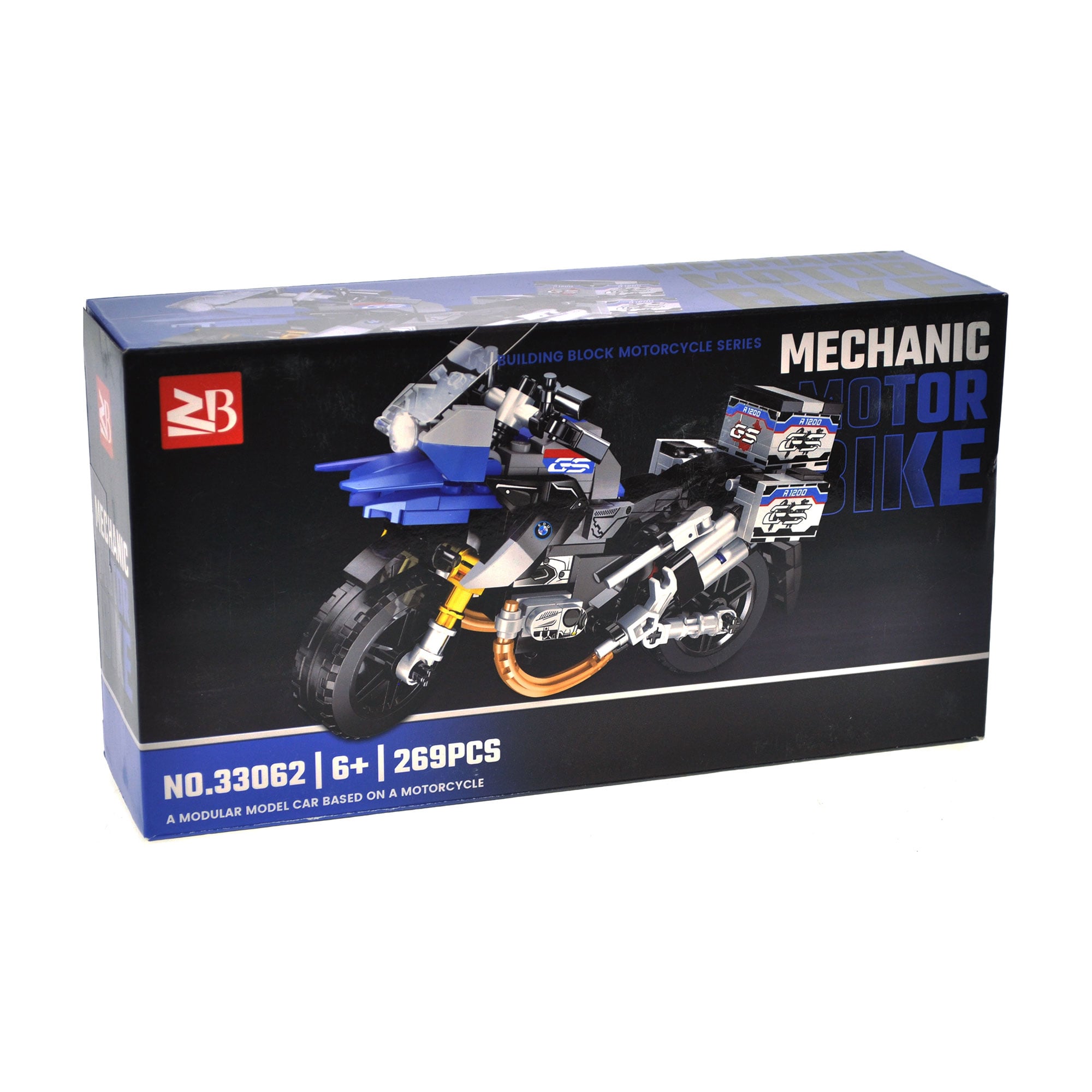 Конструктор YG Toys Мотоцикл, 269 деталей, від 6 років, 26*14*7 см (33062)