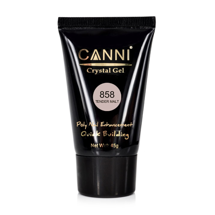 Конструювальний гель для нігтів Canni Crystal Gel 858 Tender Malt, 45 г