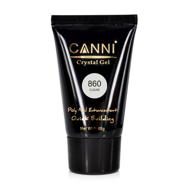 Конструювальний гель для нігтів Canni Crystal Gel 860 Clear, 45 г