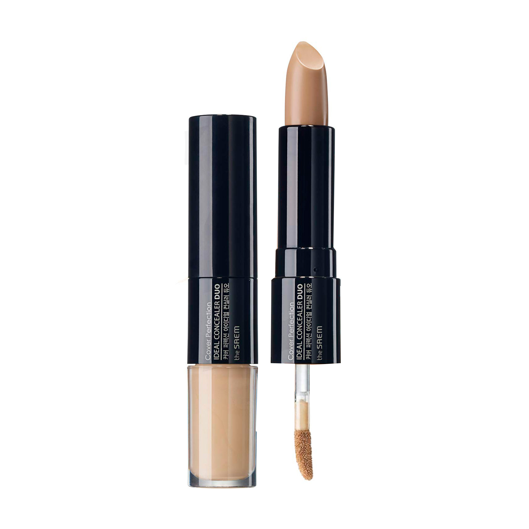 Консилер 2 в 1 для обличчя The Saem Cover Perfection Ideal Concealer Duo 1.5 Natural Beige, 4.2 г + 4.5 г