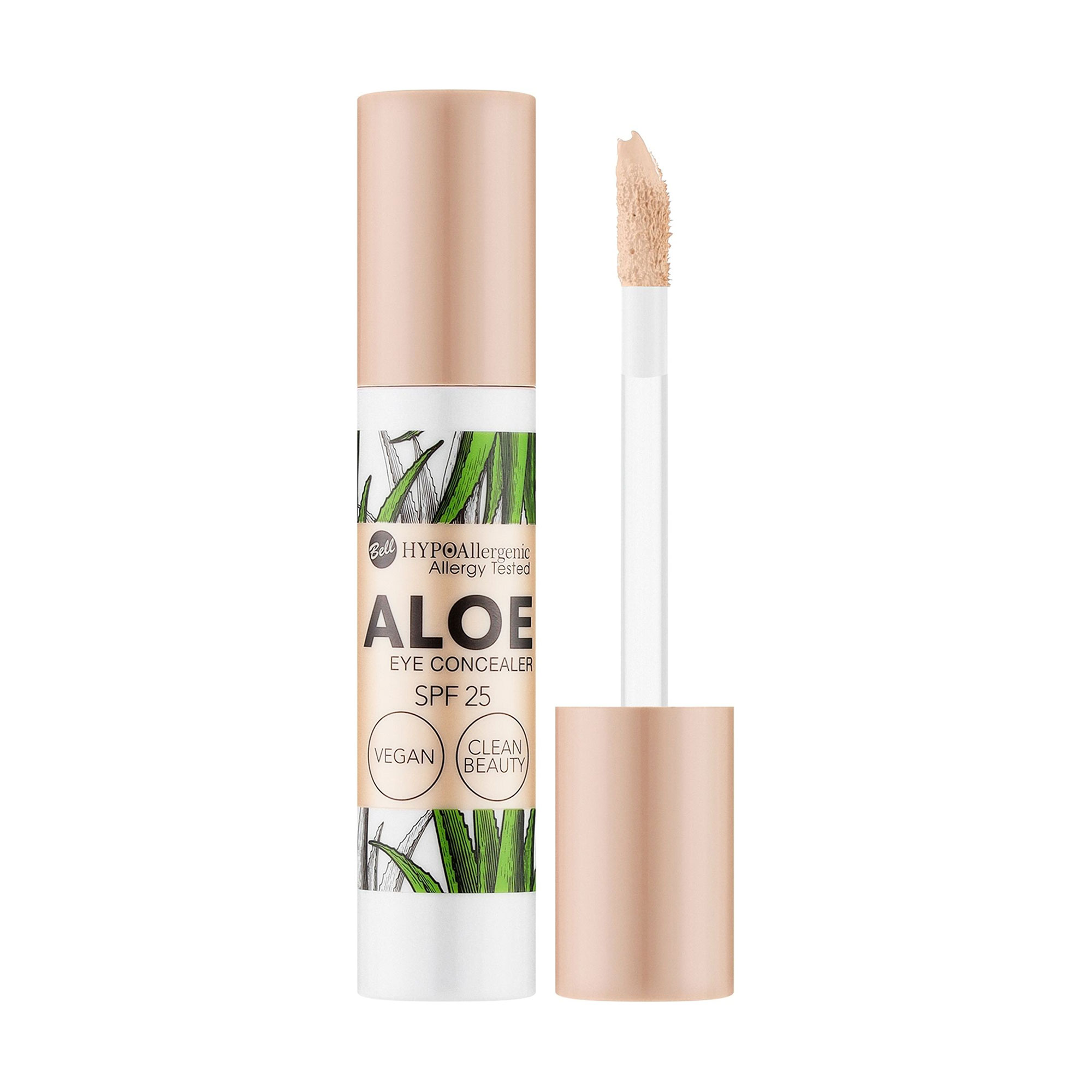 Консилер для обличчя Bell HypoAllergenic Aloe Eye Concealer SPF 25, 01 Light, 5 г