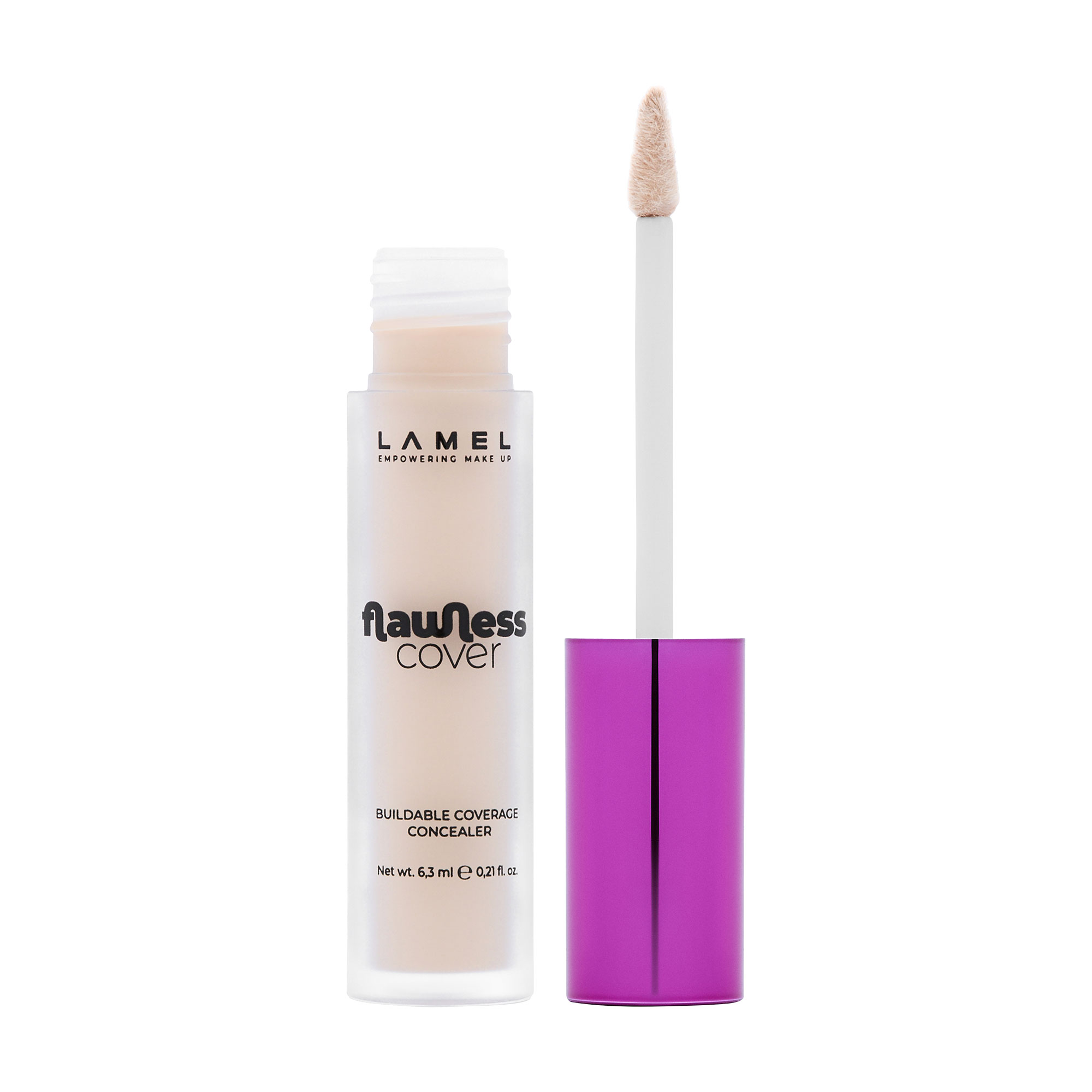 Консилер для обличчя LAMEL Make Up Buildable Coverage Concealer Flawless Cover 02, 6.3 мл