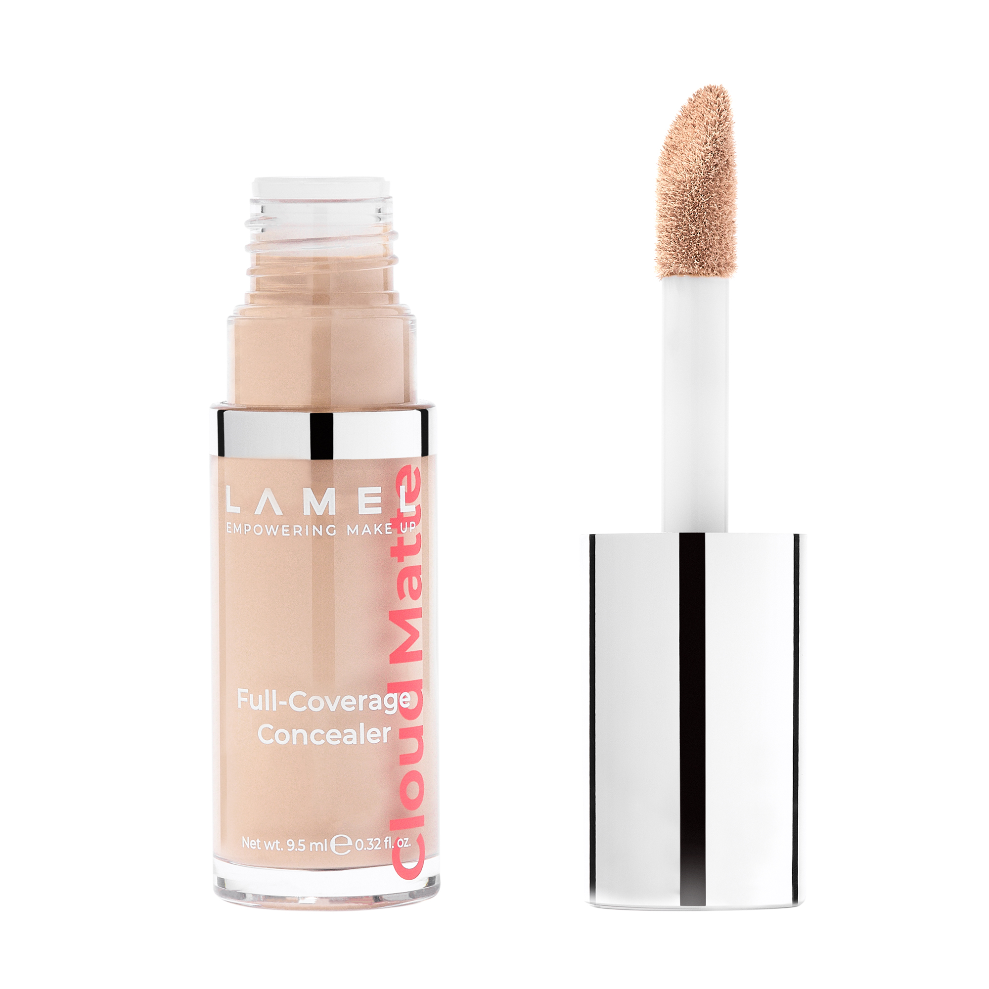 Консилер для обличчя LAMEL Make Up Cloud Matte Full-Coverage Conсealer 04W, 9.5 мл