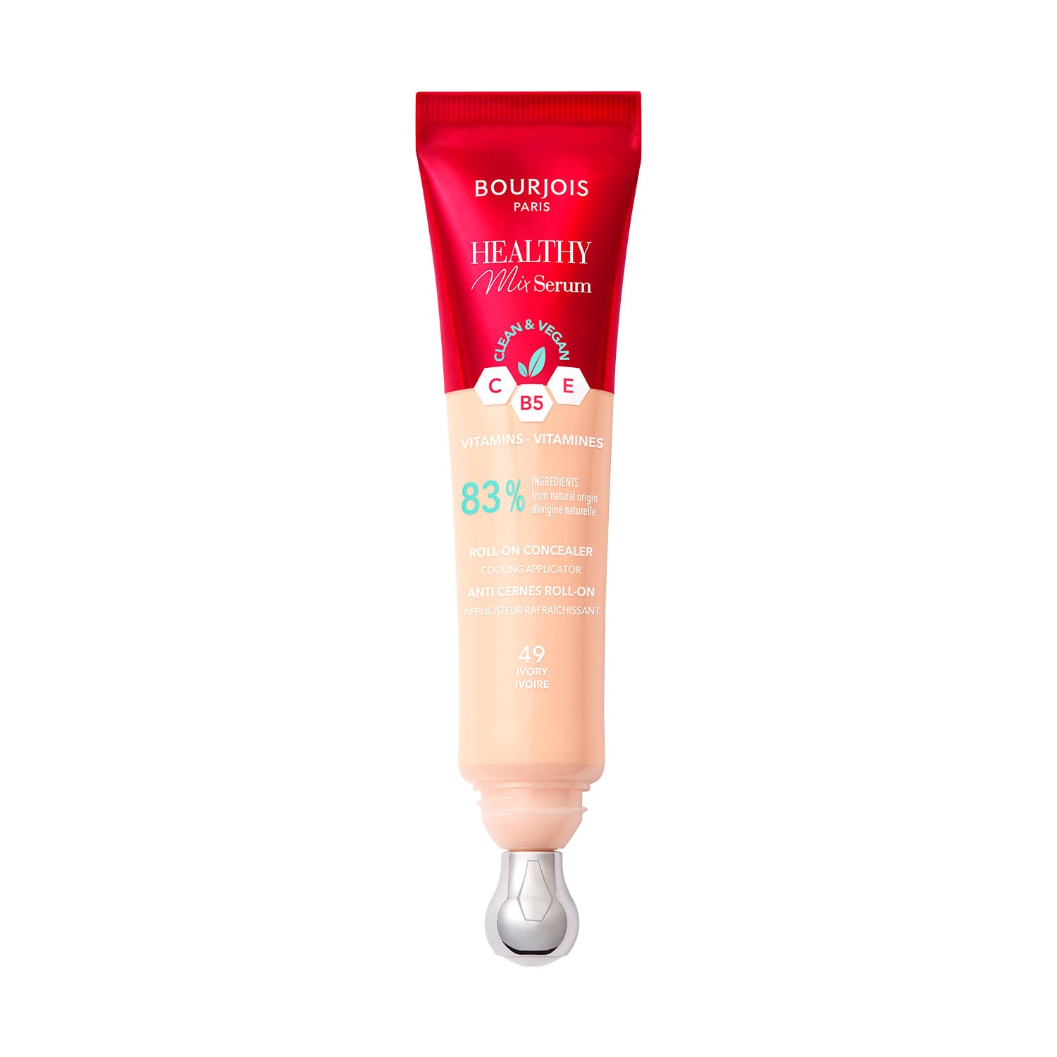 Консилер-сироватка під очі Bourjois Healthy Mix Serum Roll-On Concealer 49 Ivory, 11 мл