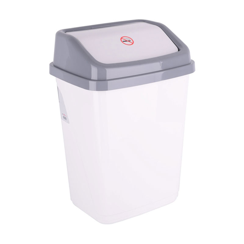 Контейнер для сміття Violet House 0100 White, 25*20*30 см, 10 л (0100 WHITE с/кр.10 л)