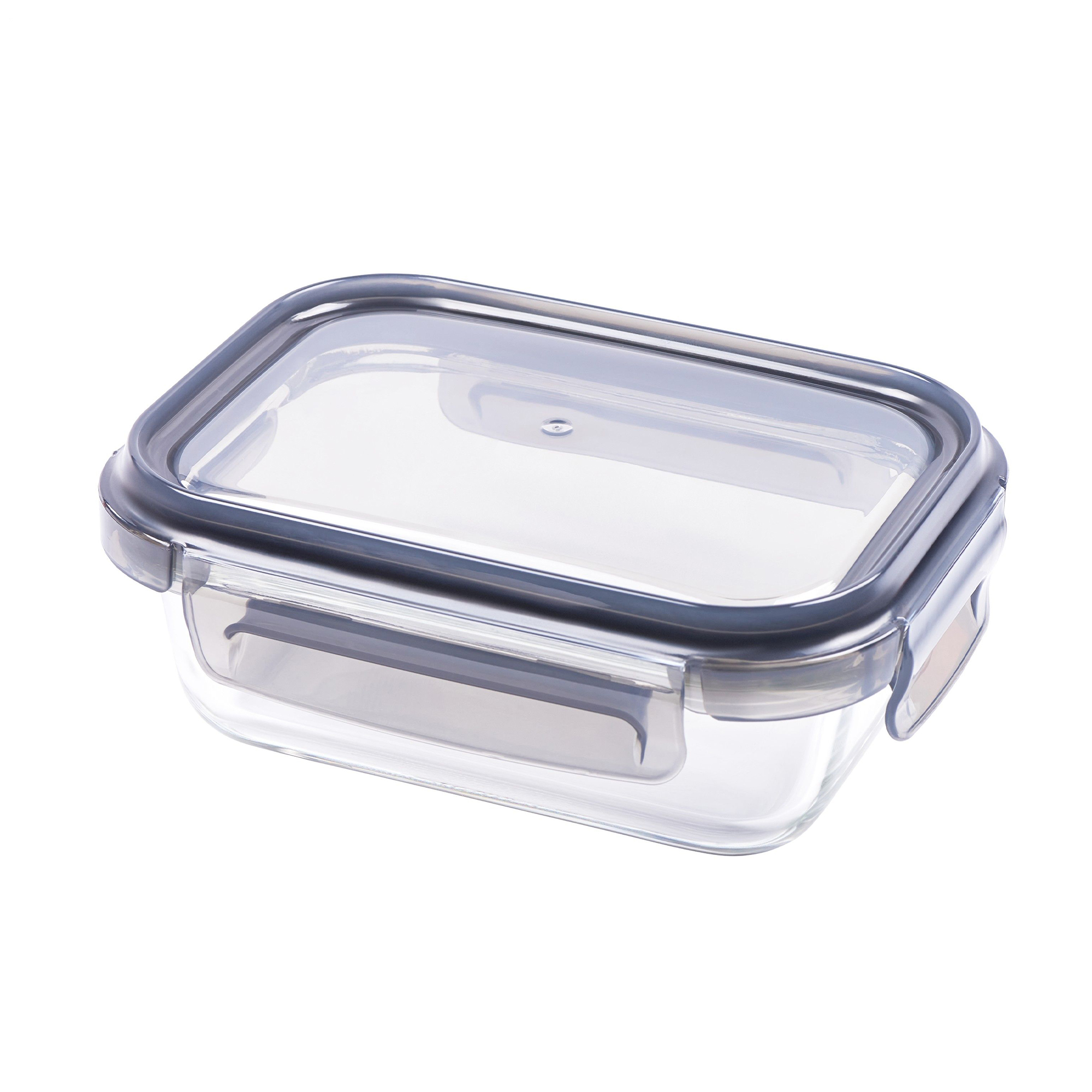 Контейнер для зберігання продуктів Krauff Artglas з кришкою, 145*103*48 мм, 400 мл (29-298-025)