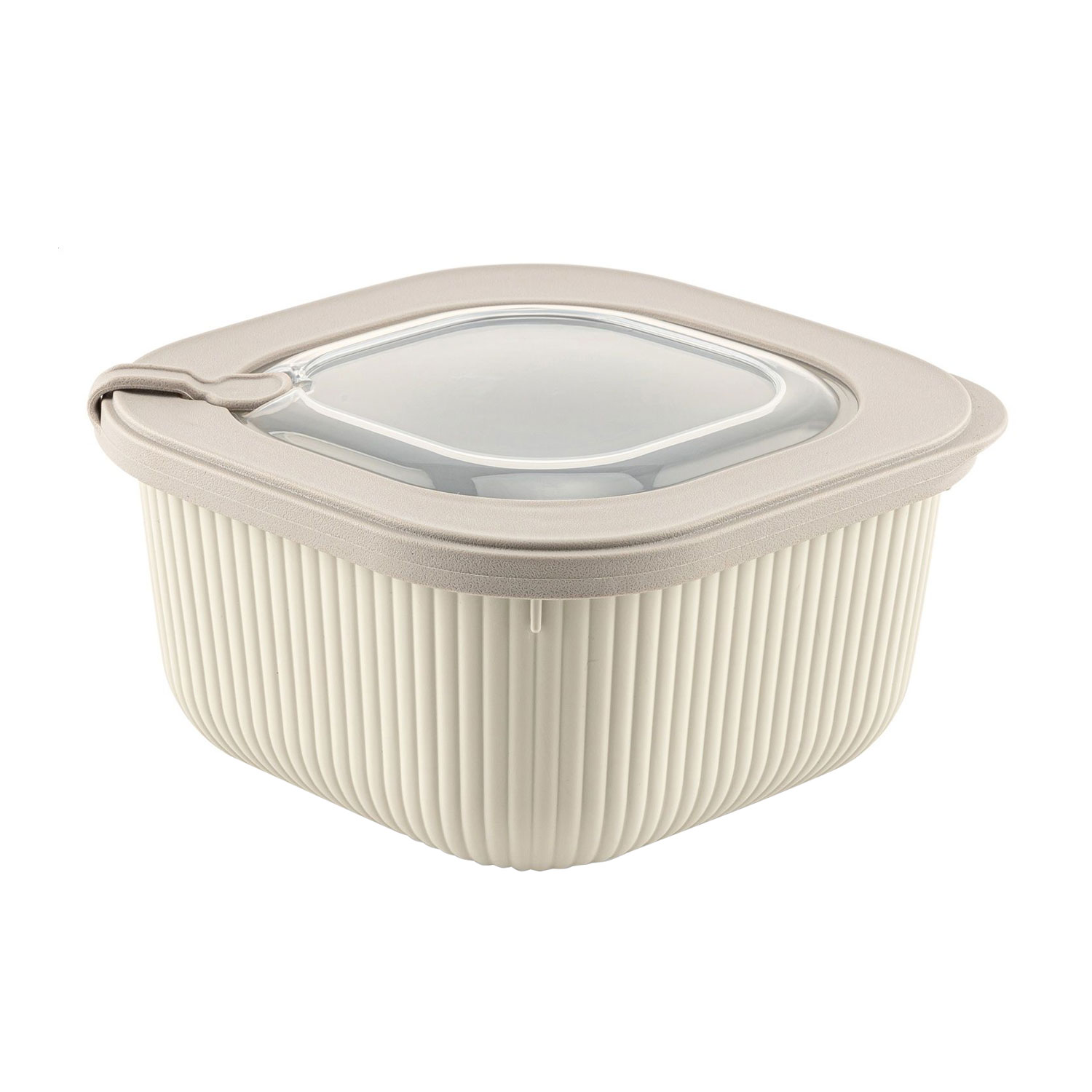 Контейнер Idea Home Line Box квадратний, бежевий, 1.8 л (00683 Bej)