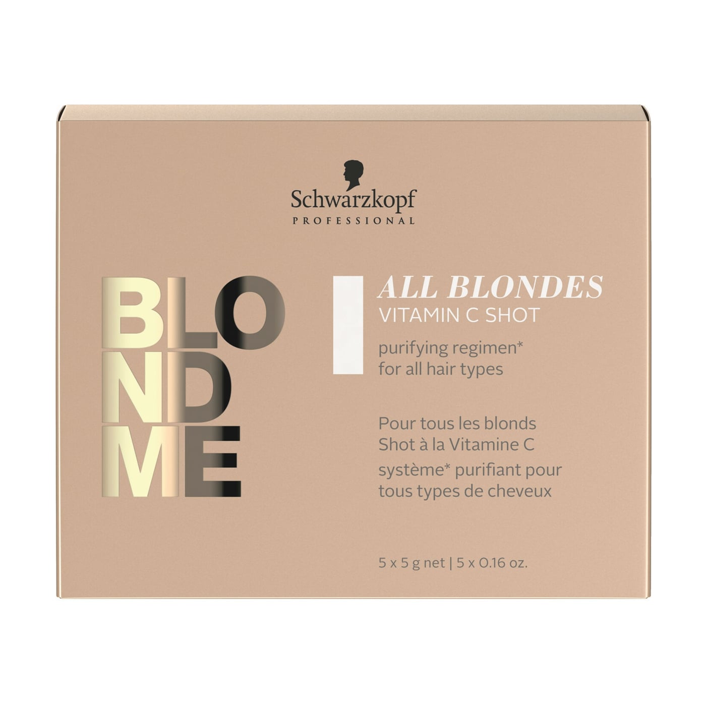 Концентрат вітаміну С Schwarzkopf Professional Blondme All Blondes Vitamin C Shot, для всіх типів волосся, 5*5 г