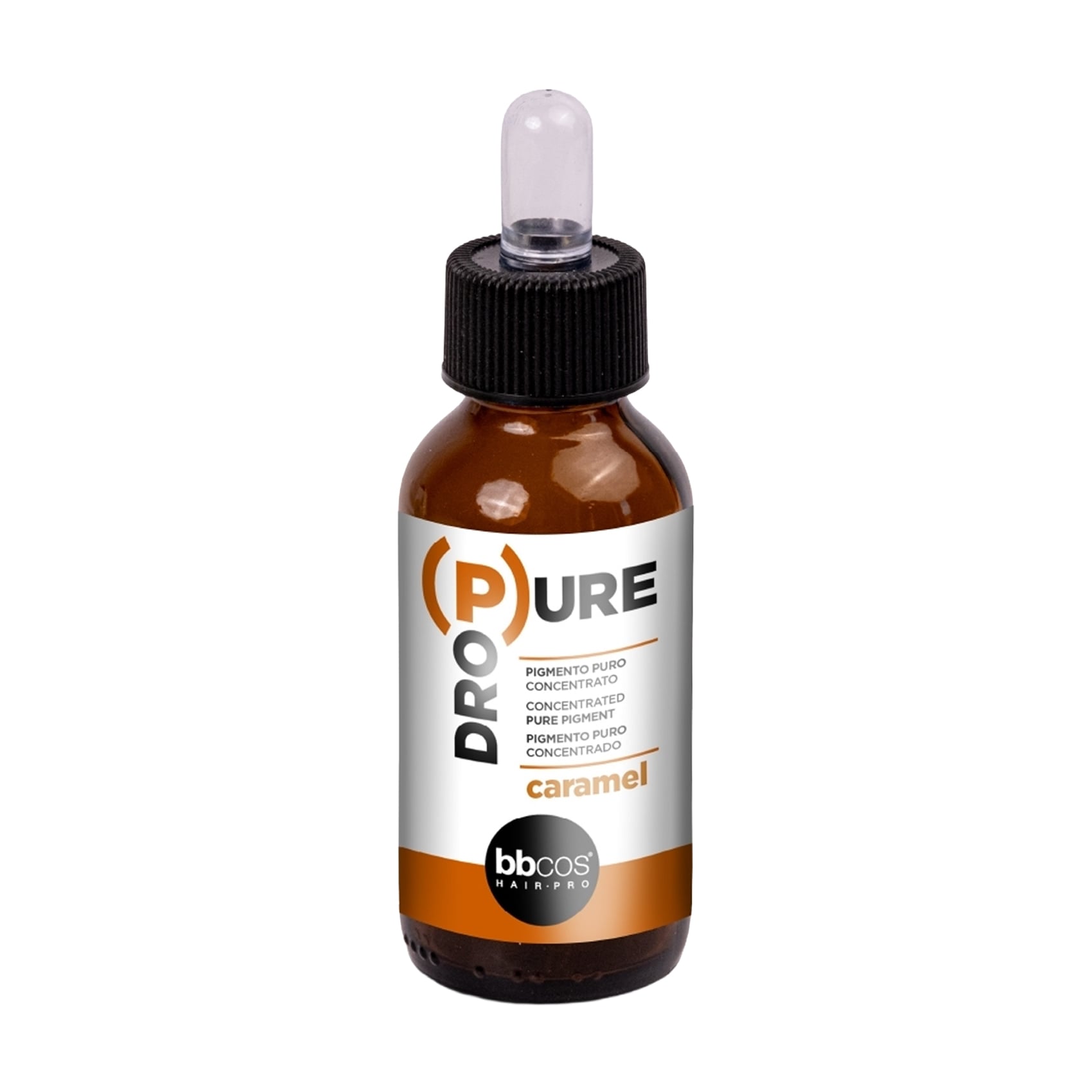Концентровані прямі пігменти для волосся BBcos DroPure Concentrated Pure Pigment Caramel, 50 мл