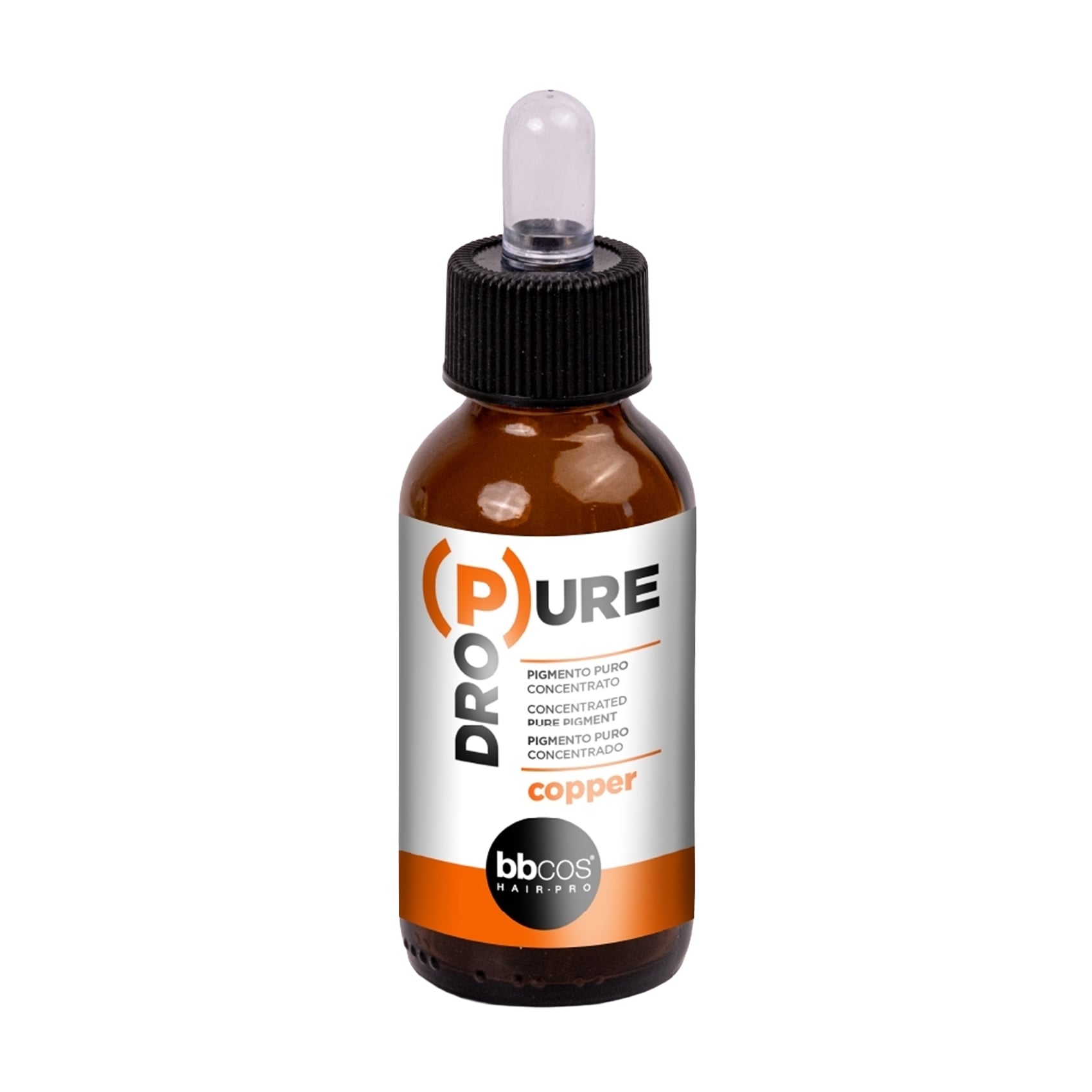 Концентровані прямі пігменти для волосся BBcos DroPure Concentrated Pure Pigment Copper, 50 мл