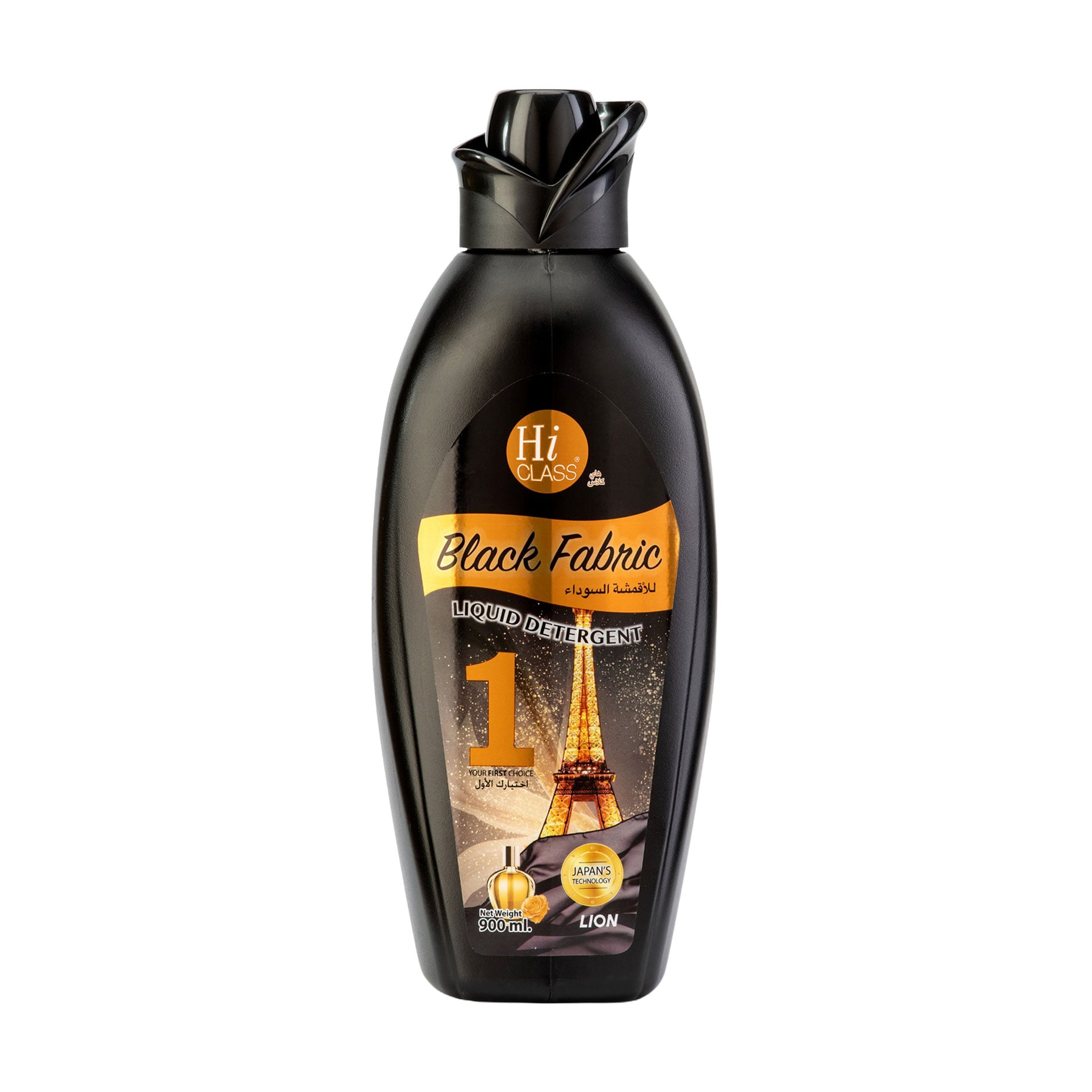 Концентрований гель для прання Hi-Class Black Fabric для чорних речей, 900 мл