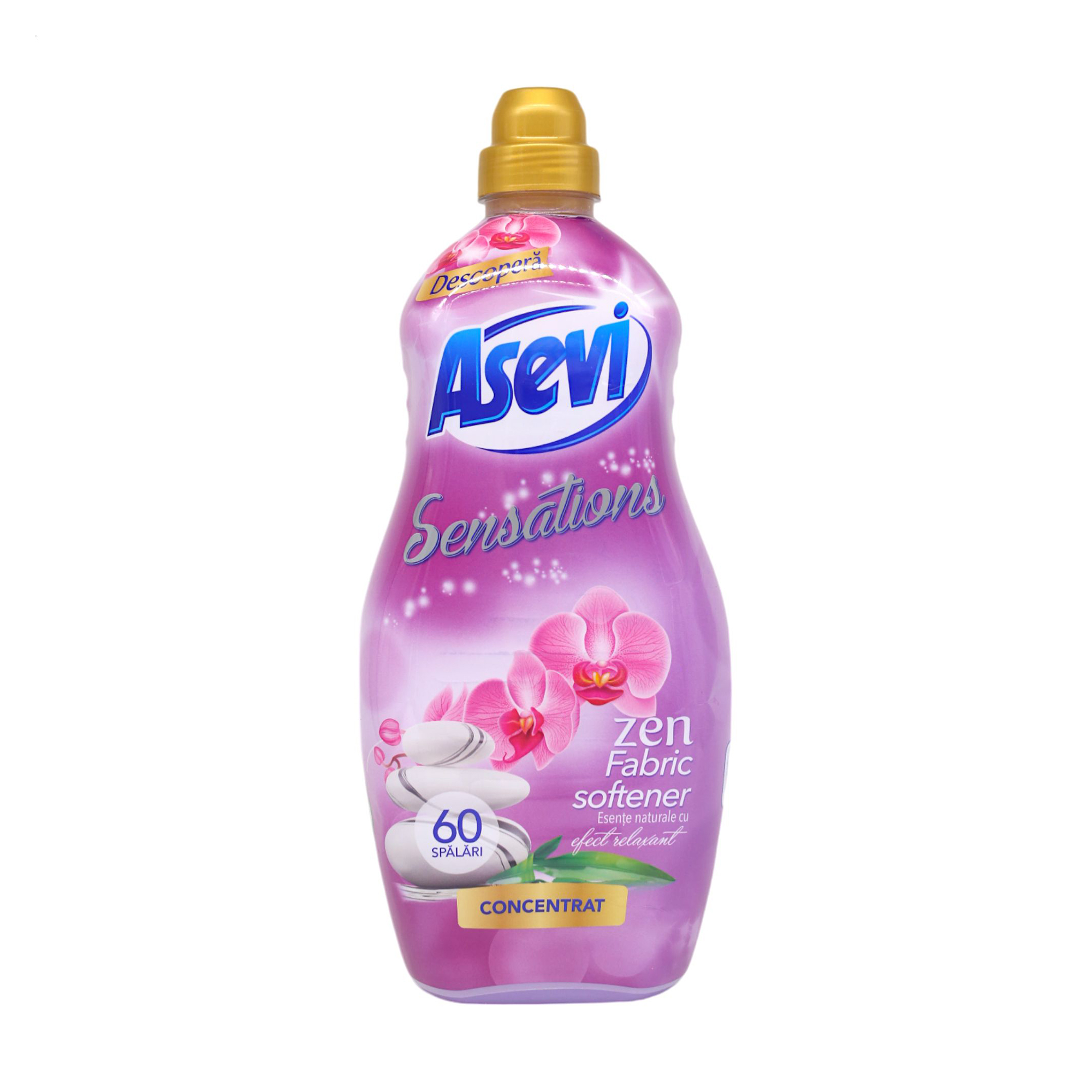 Концентрований кондиціонер для білизни Asevi Sensations Zen, 60 циклів прання, 1.44 л