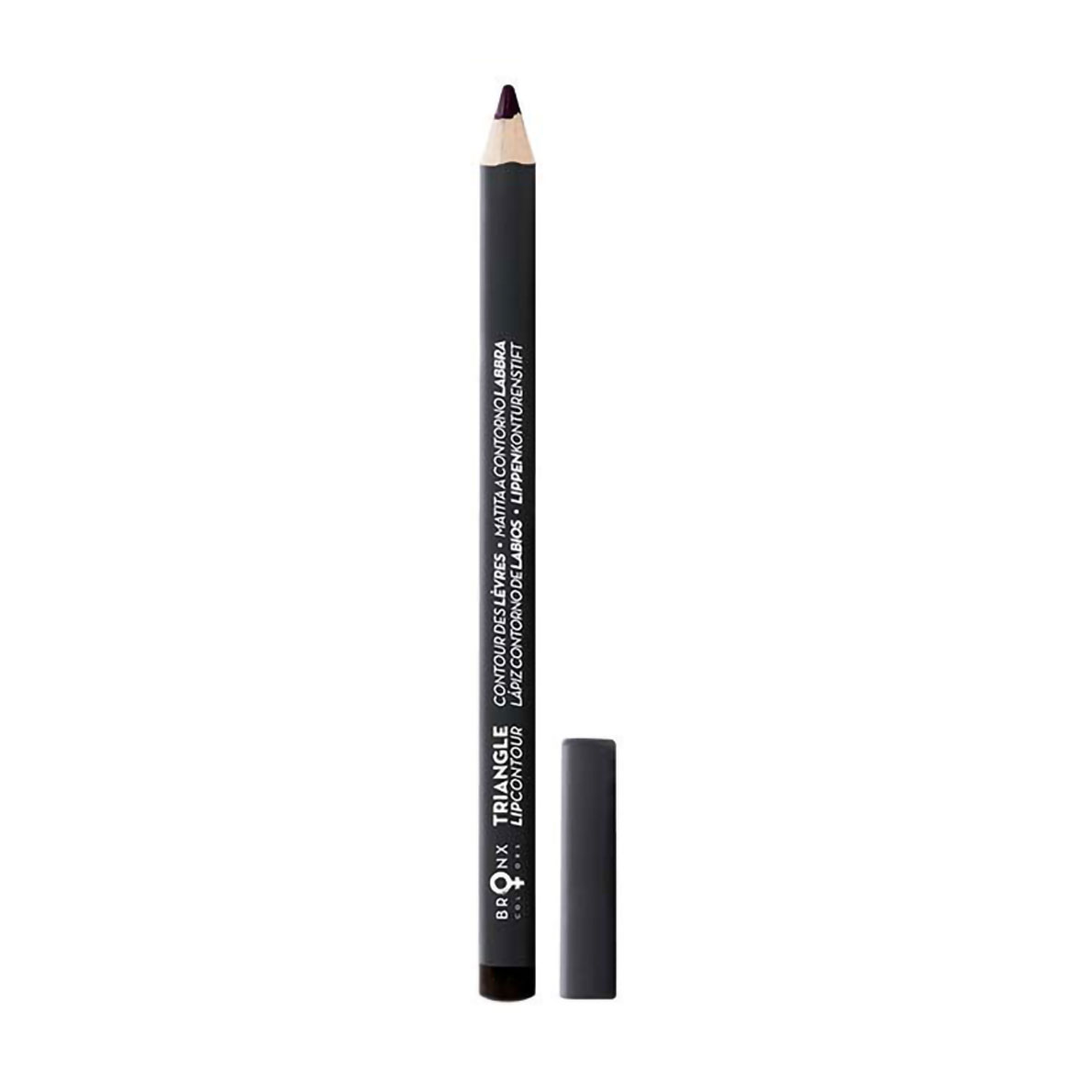 Контурний олівець для губ Bronx Colors Triangle Lip Contour Pencil TLP03 Black Orchid, 0.95 г