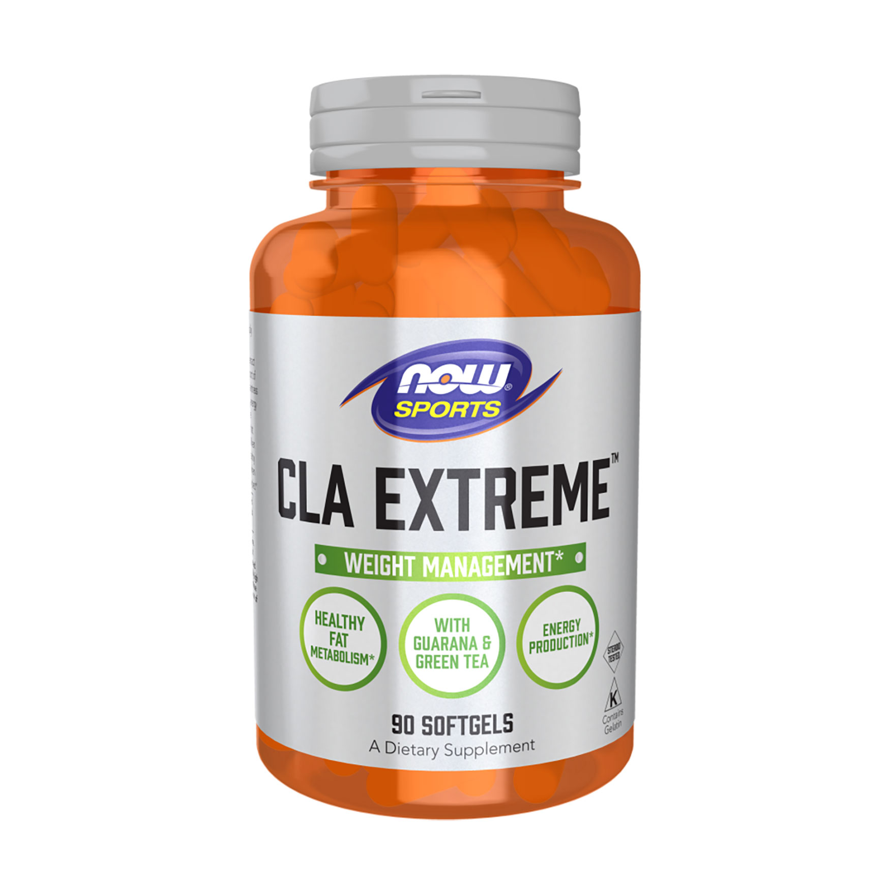 Кон'югована лінолева кислота Now Foods CLA Extreme 750 мг, 90 капсул