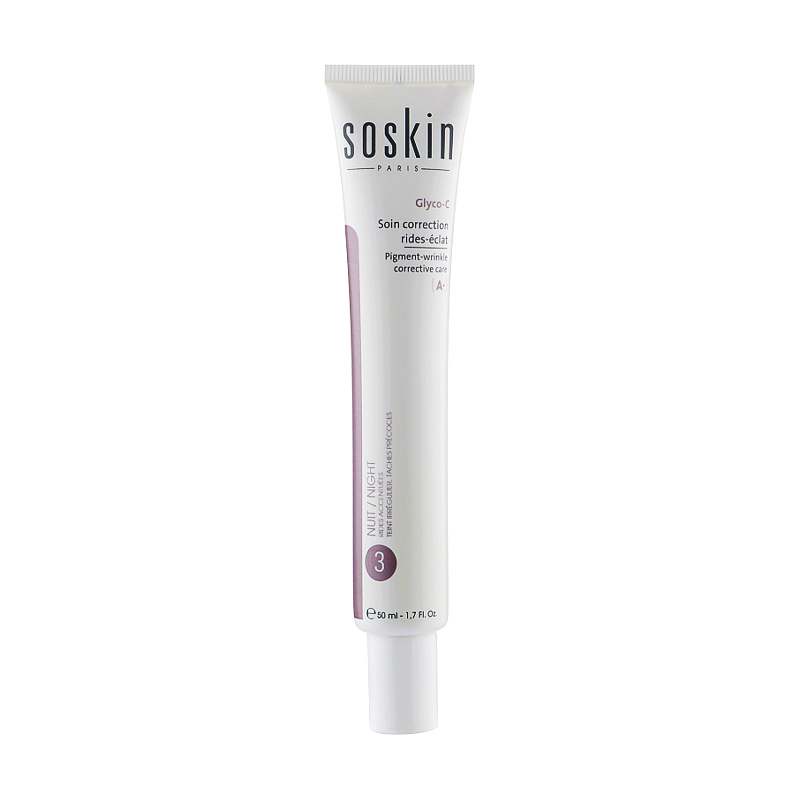 Коректувальний догляд для обличчя Soskin Glyco-C Pigment-Wrinkle Corrective Care проти зморщок та пігментації, 50 мл