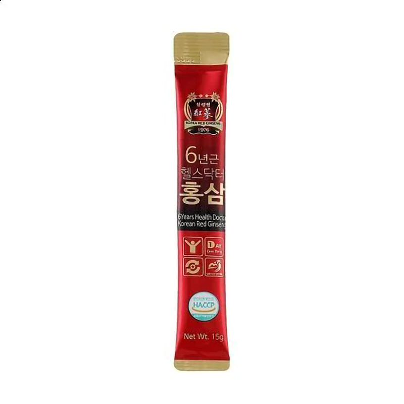 Корейський червоний женьшень Health Doctor 6 Years Health Doctor Korean Red Ginseng у стіках, 1*15 г