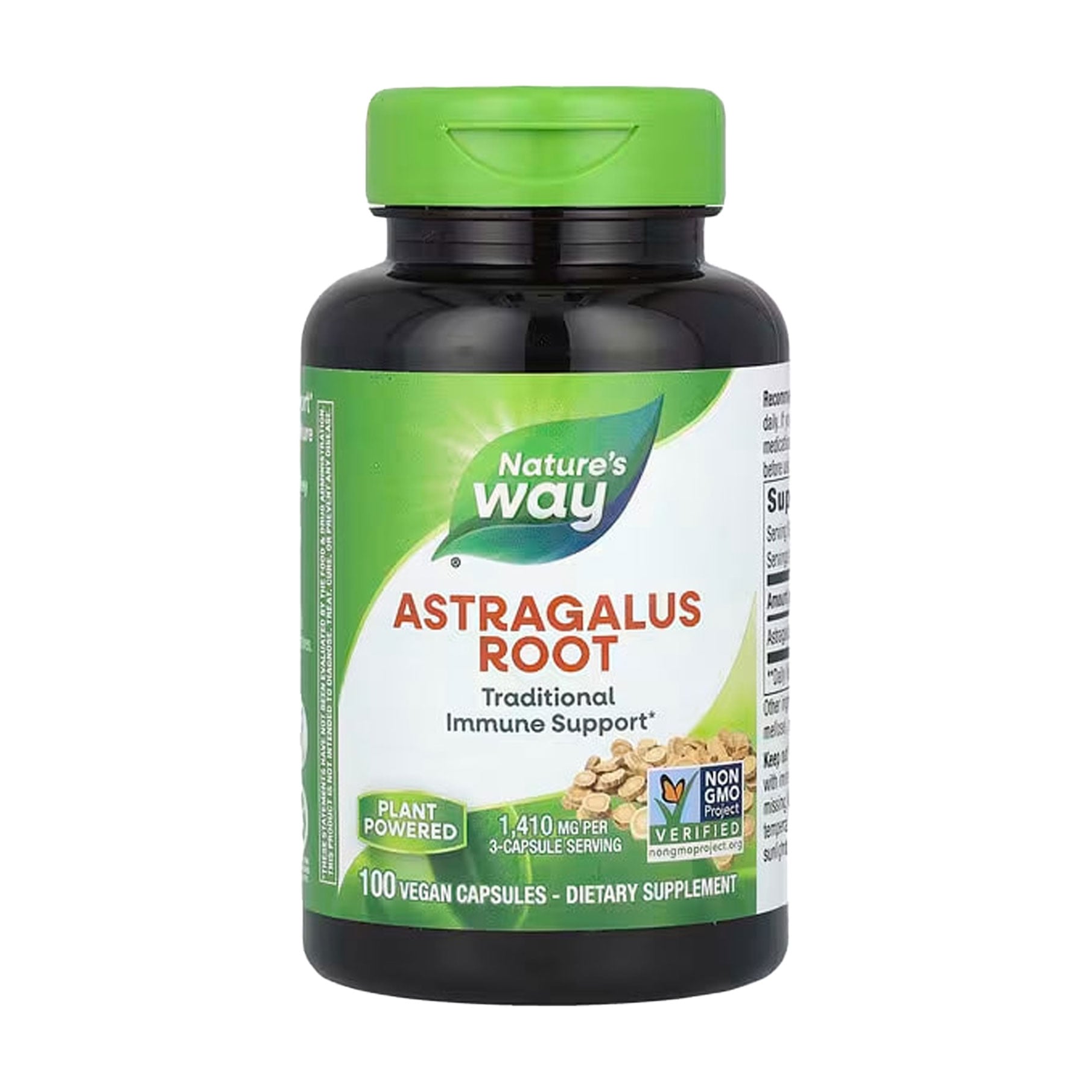 Корінь астрагала Nature's Way Astragalus Root 1410 мг, 100 капсул