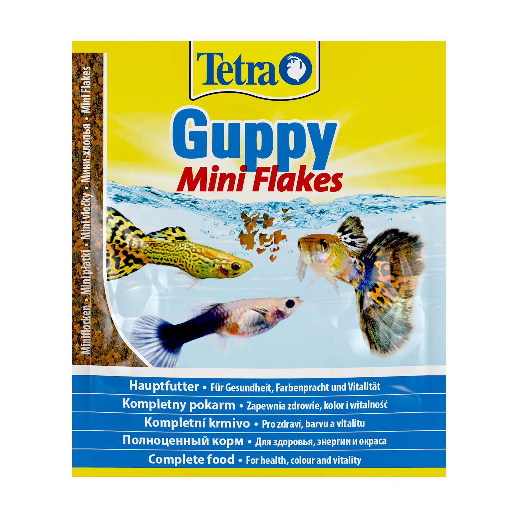 Корм для гупі Tetra Guppy Mini Flakes в міні-пластівцях, 12 г
