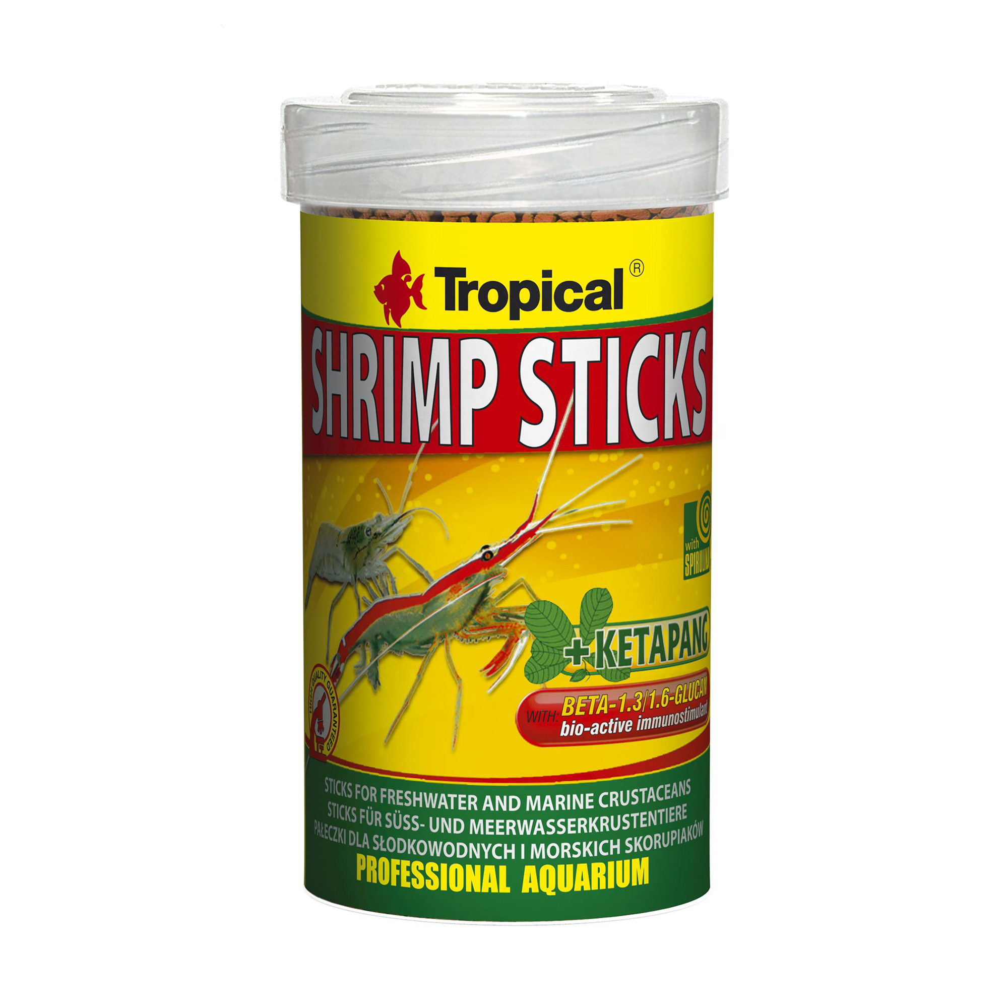 Корм для ракоподібних Tropical Shrimp Sticks у паличках, 55 г