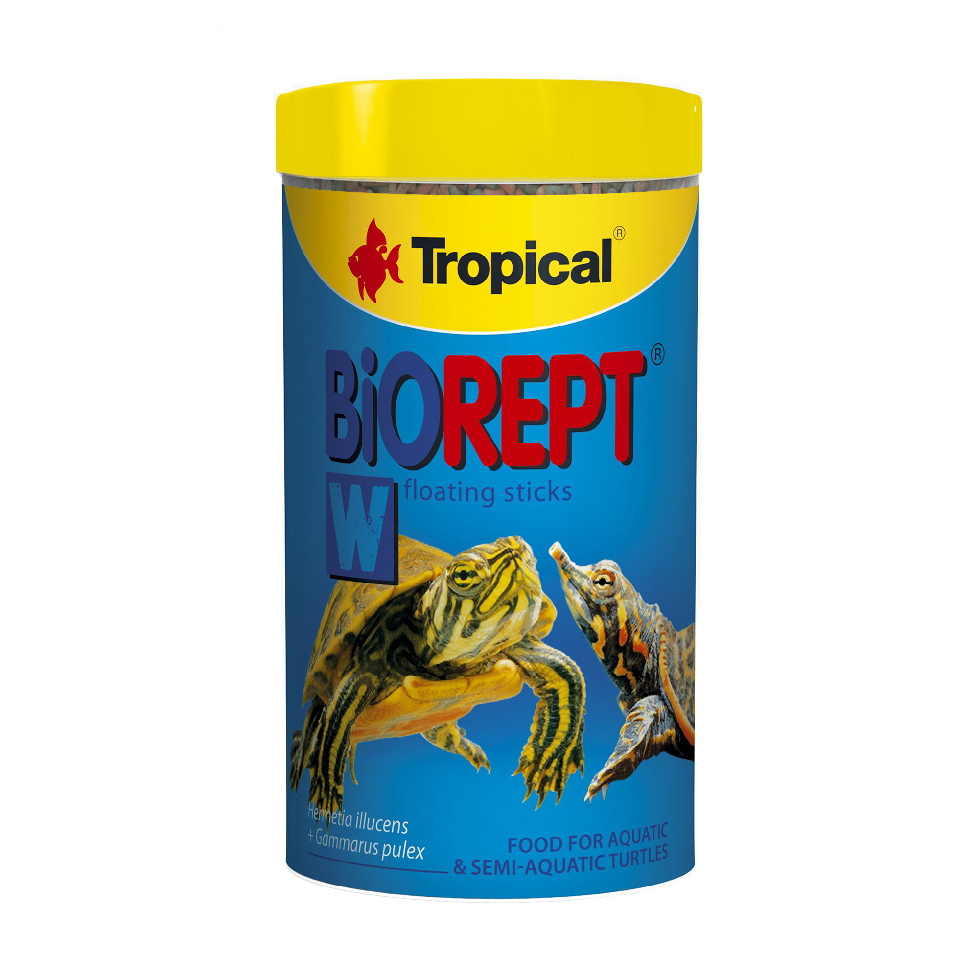 Корм для земноводних та водних черепах Tropical Biorept W, 30 г