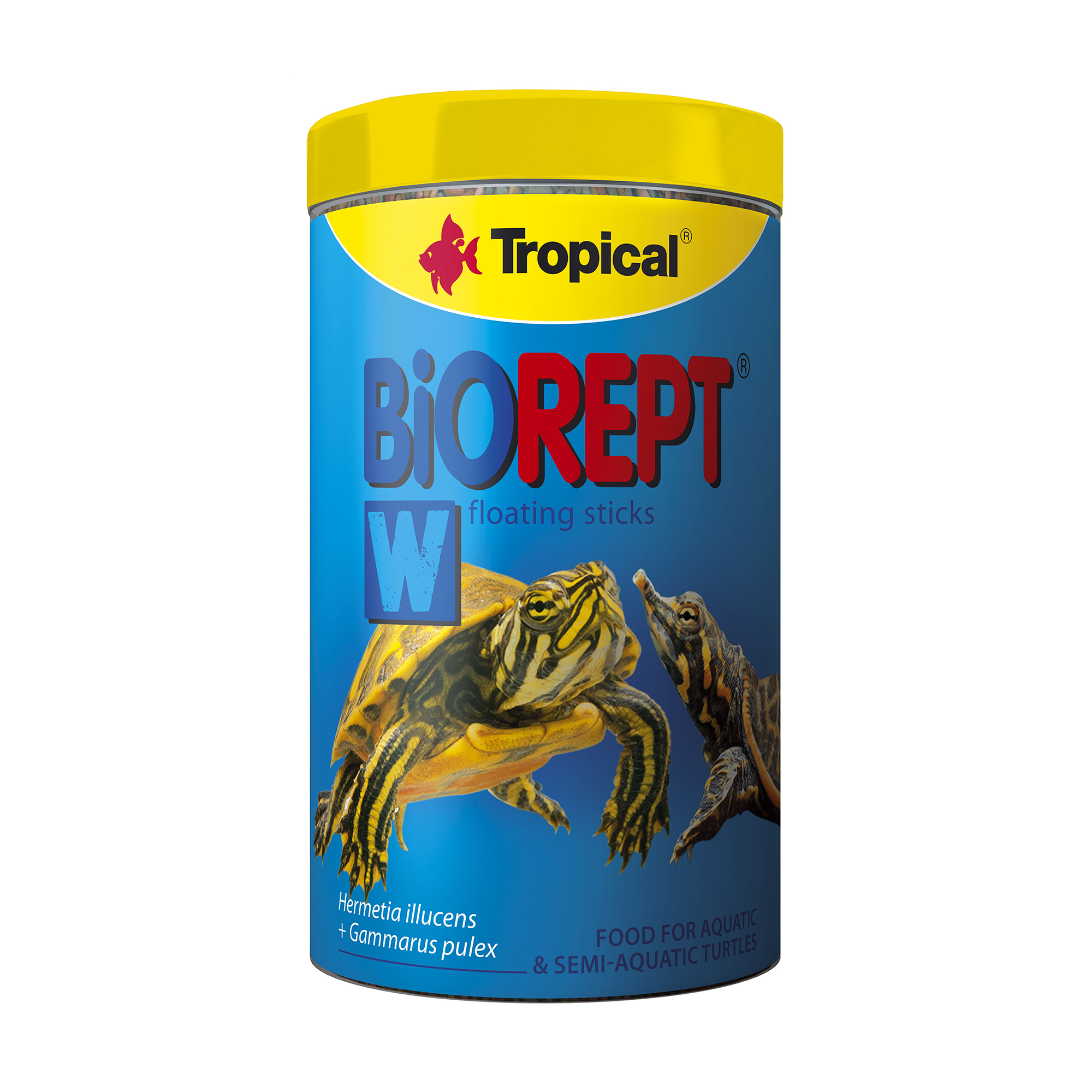 Корм для земноводних та водних черепах Tropical Biorept W, 300 г