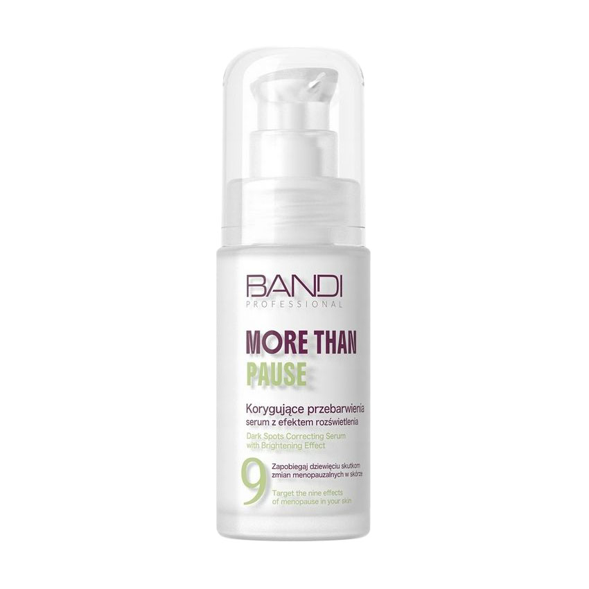 Коригувальна сироватка для обличчя Bandi Professional More Than Pause Dark Spots Correcting Serum проти пігментації, з освітлювальним ефектом, 30 мл