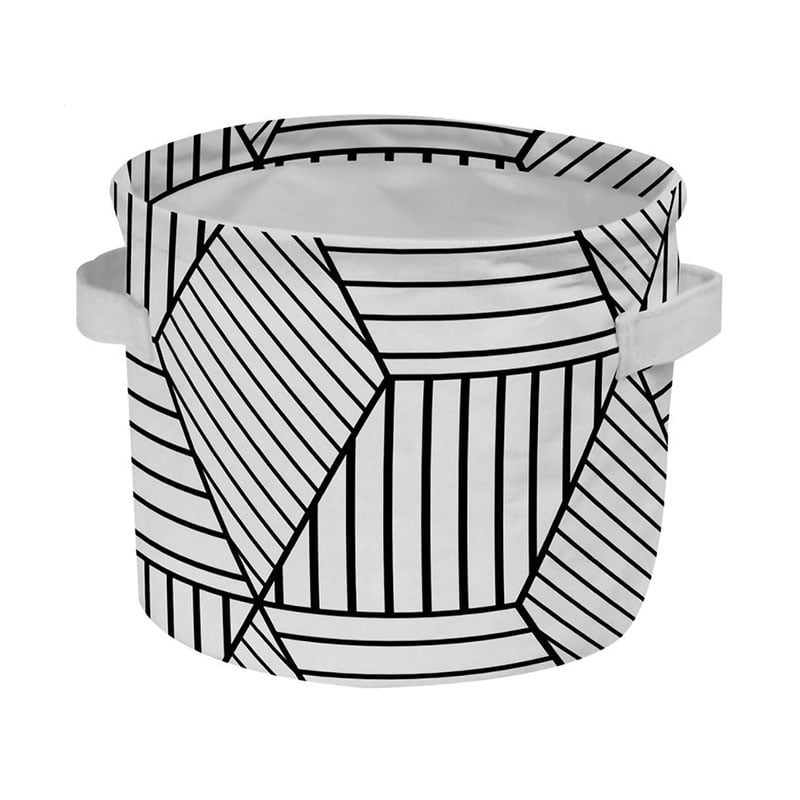 Кошик тканинний Idea Home TC-35 Geometry круглий, 16*16 см (TC-35 круг. ткан. Geometry)