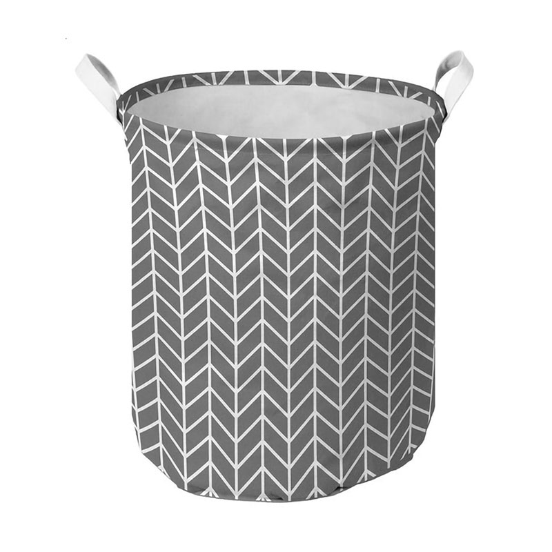 Кошик тканинний Idea Home TC-38 Vector круглий, 35*45 см (TC-38 круг. ткан. Vector)