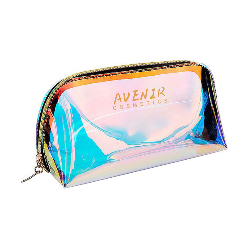 Косметичка Avenir Cosmetics Holographic прозора, голографічна, 21*10*7 см