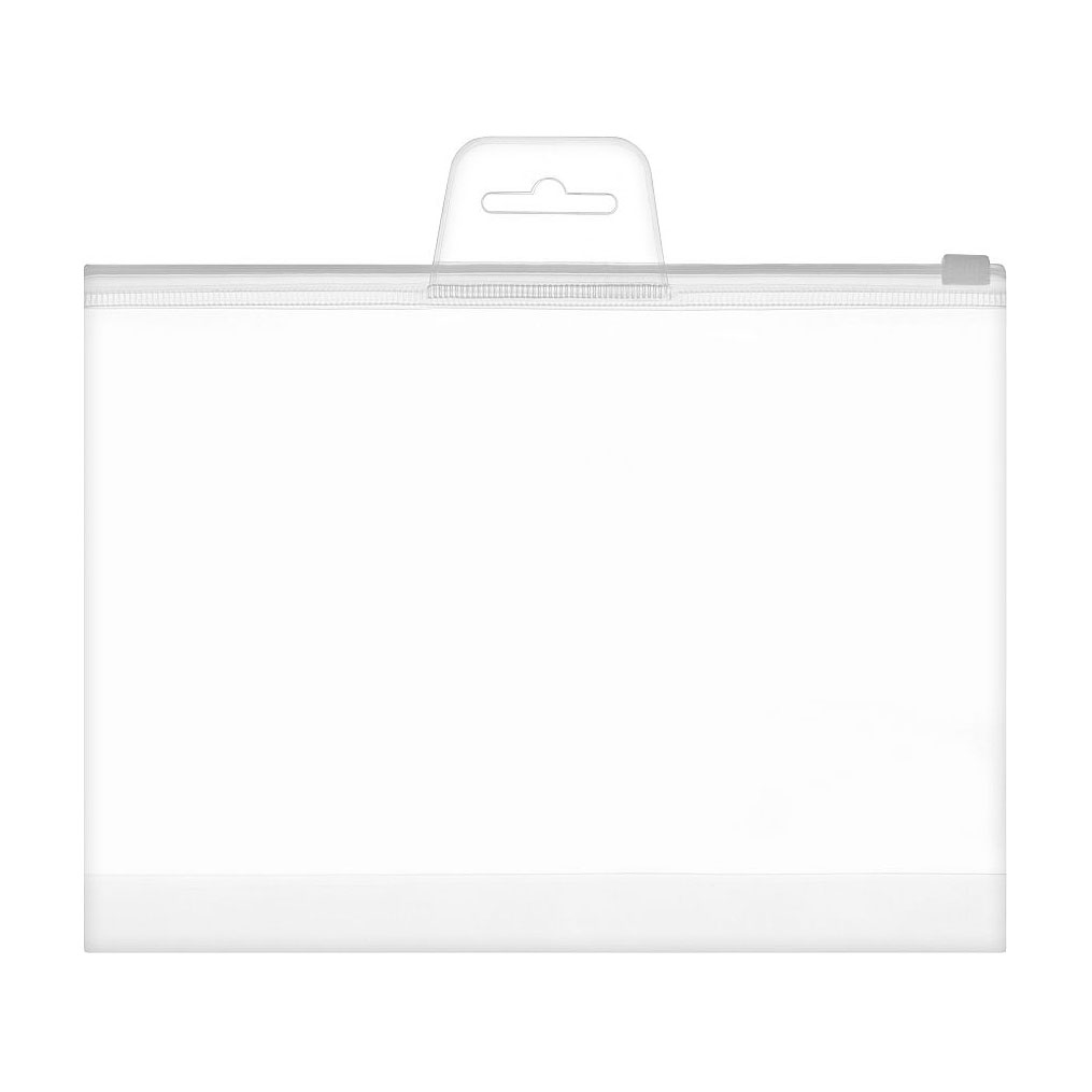 Косметичка Cosmo Shop, 22*16.5*4 см, прозора, зіп застібка, 1 шт (CS1000)
