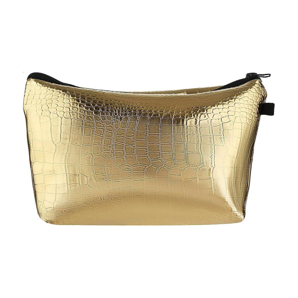 Косметичка Cosmo Shop, 22.5*17*12.5 см, золото, 1 шт (MBPU-003)