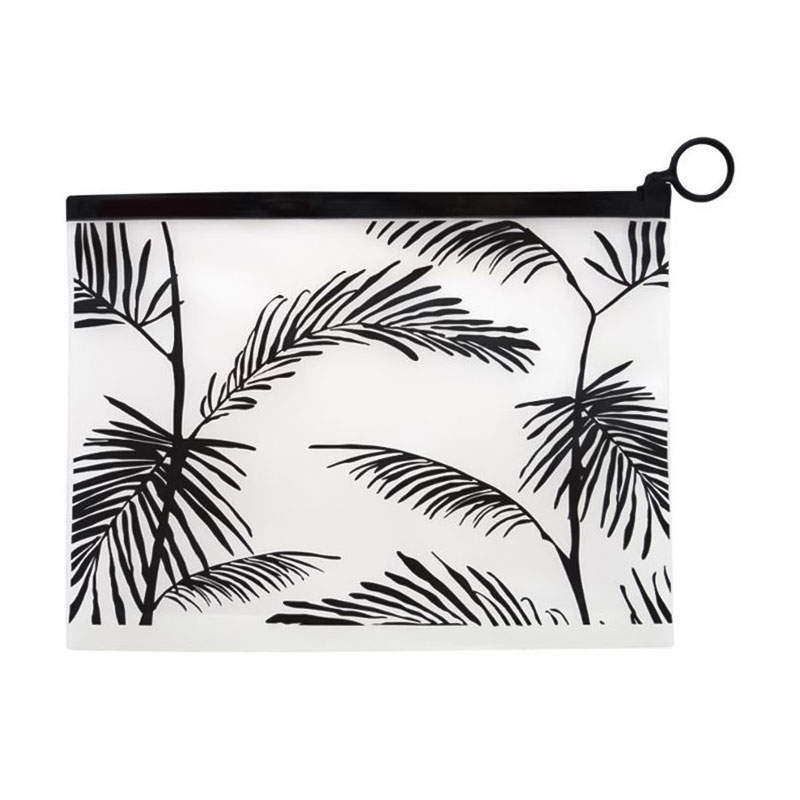 Косметичка Cosmo Shop Пальма, 30*23*4 см, прозора, 1 шт (QA-006)
