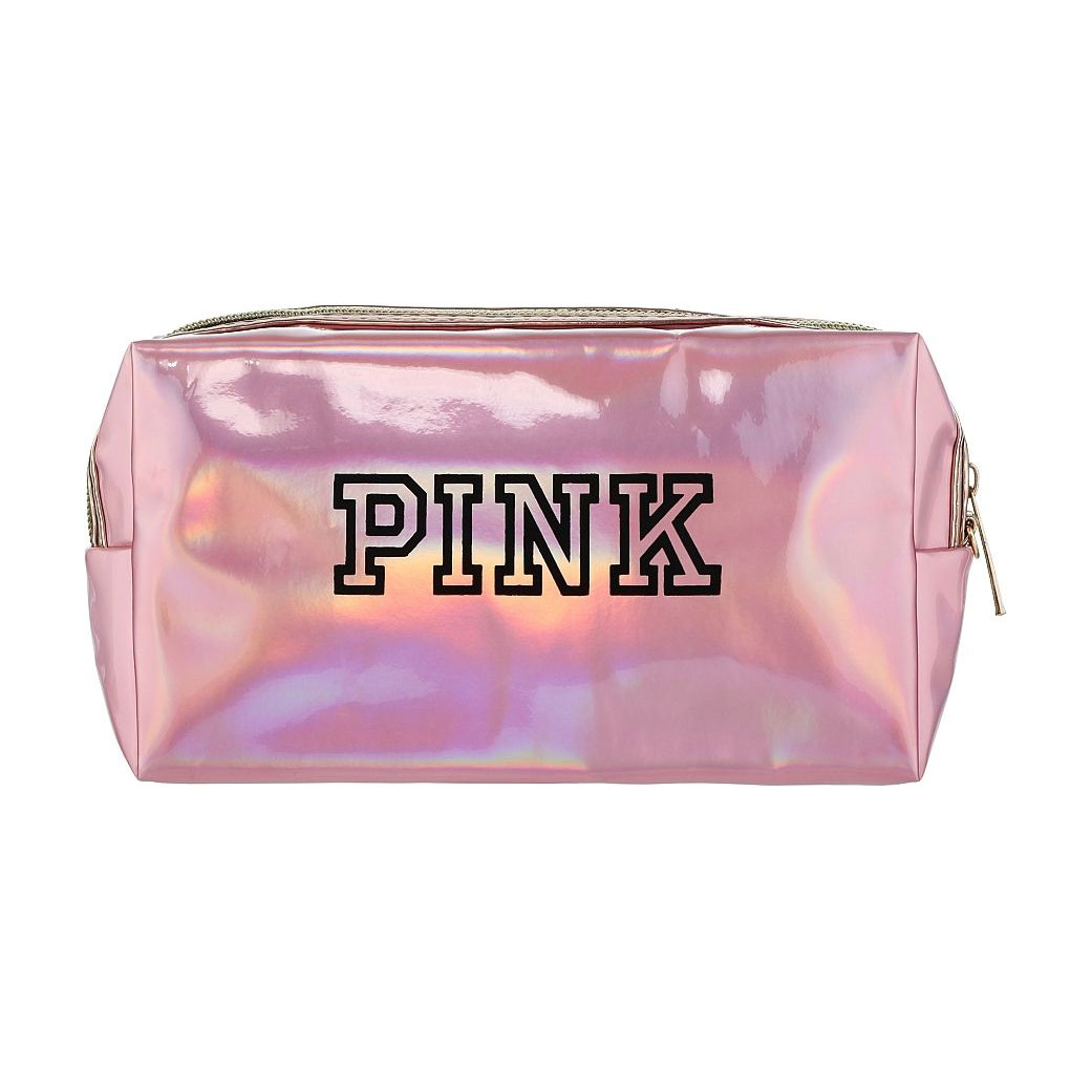 Косметичка Cosmo Shop Pink лакова, 18.5*10.5*7.5 см, рожева, 1 шт (BA-003R)