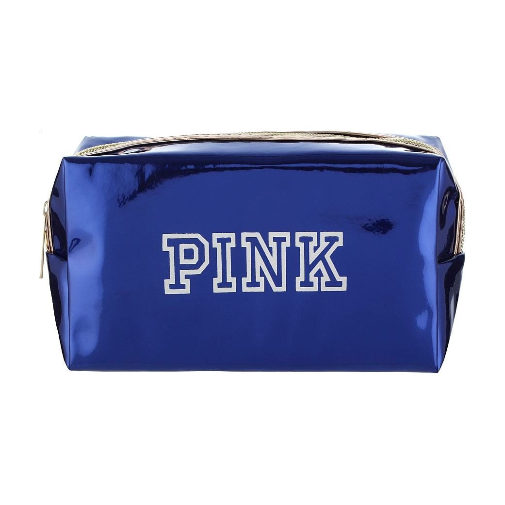 Косметичка Cosmo Shop Pink лакова, 18.5*10.5*7.5 см, синя, 1 шт (BA-003V)