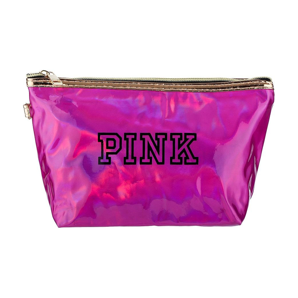 Косметичка Cosmo Shop Pink лакова, 18*8*15 см, рожева, 1 шт (BA-002P)