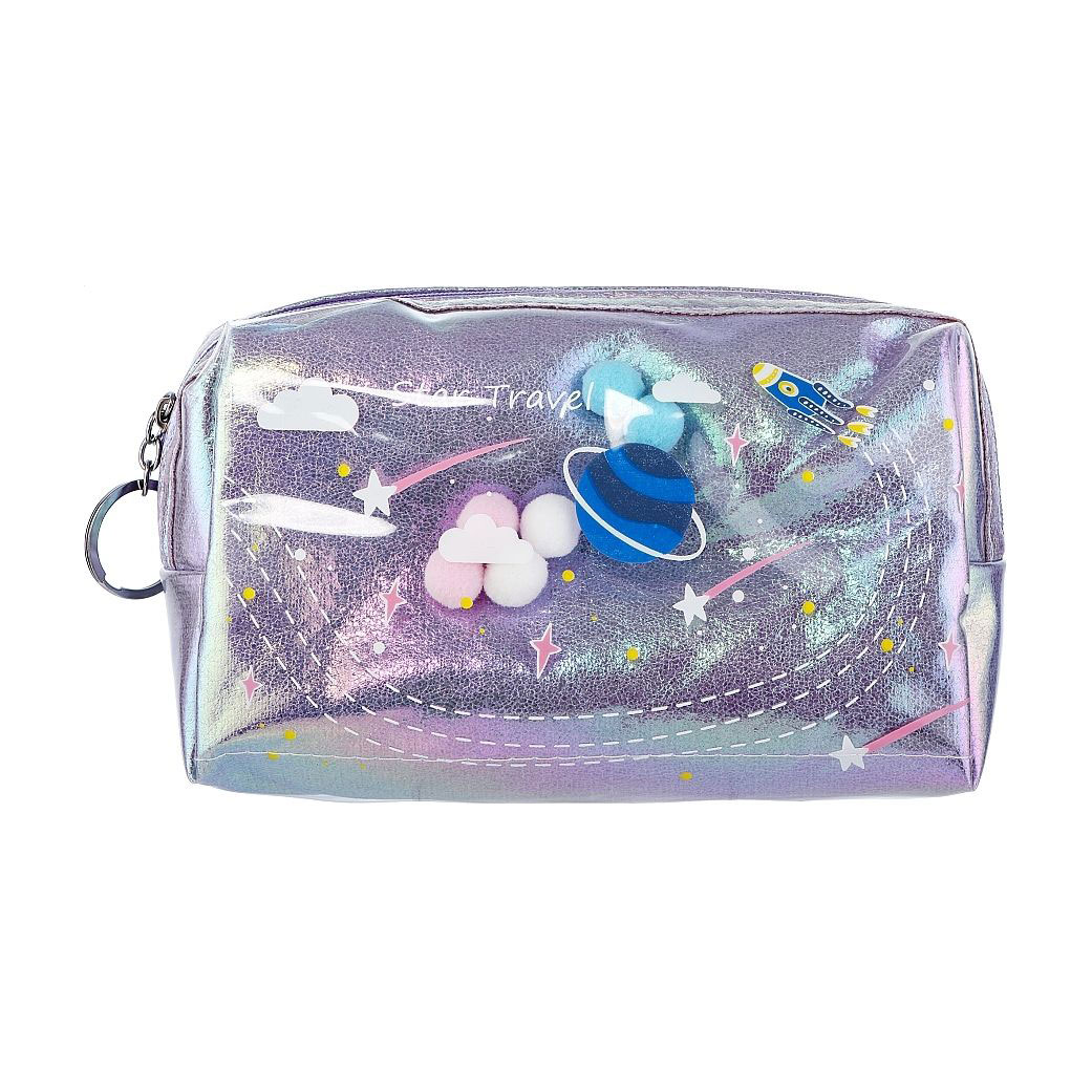 Косметичка Cosmo Shop Star Travel, 19*13*4 см, фіолетова, 1 шт (CS1139V)