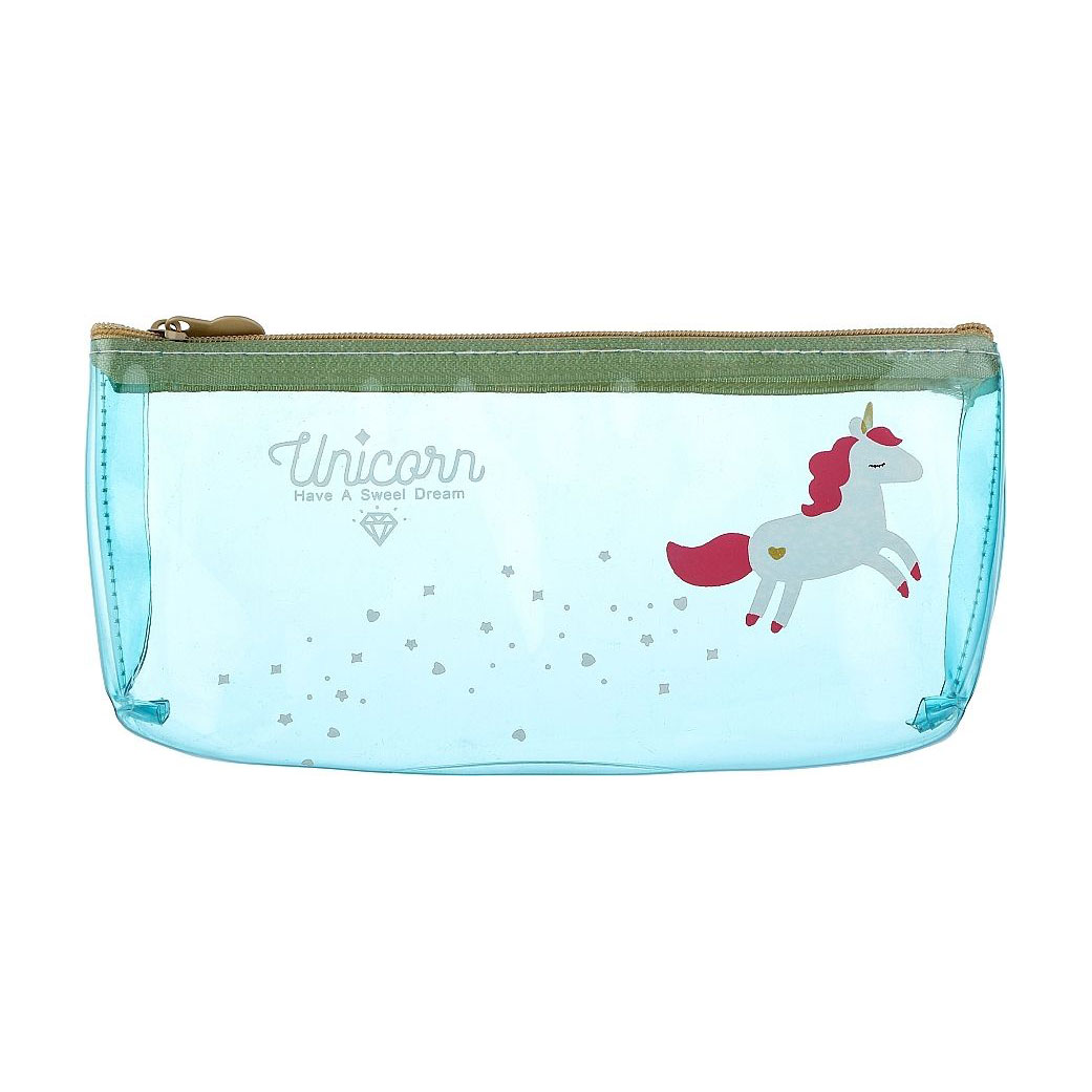 Косметичка Cosmo Shop Unicorn Have a Sweet Dream, 20*8*3.5 см, блакитна, 1 шт (CS1159A)