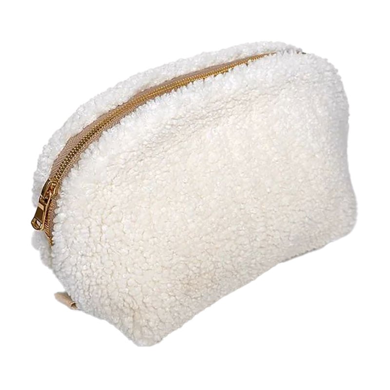 Косметичка Miso Your Favourite Bag Teddy біла, середня, трикутна, 25*14*15 см (WW001-1)