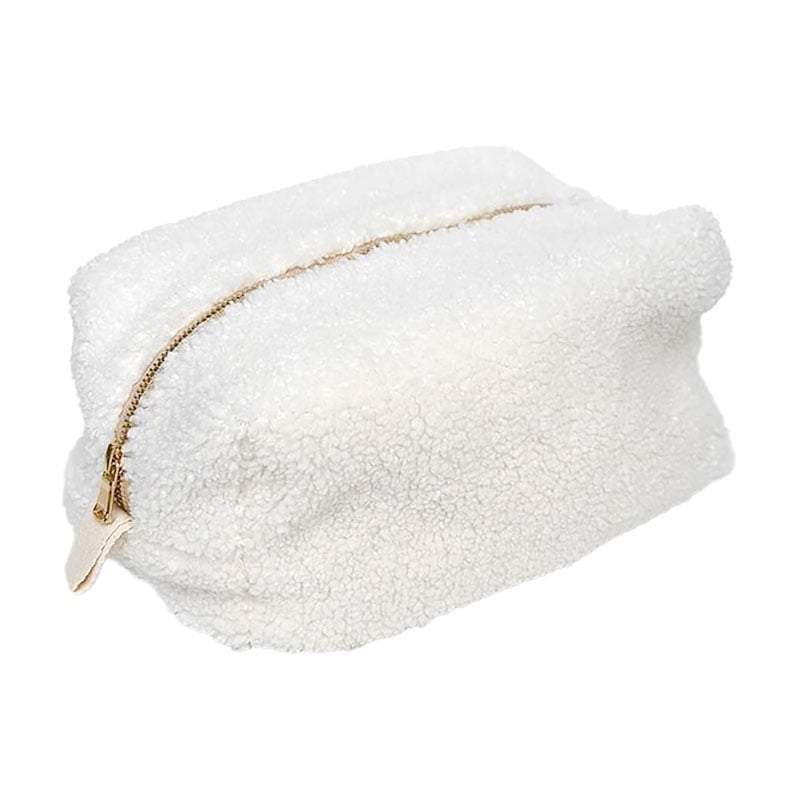 Косметичка Miso Your Favourite Bag Teddy біла, середня, квадратна, 23*15*15 см (WW002-1)
