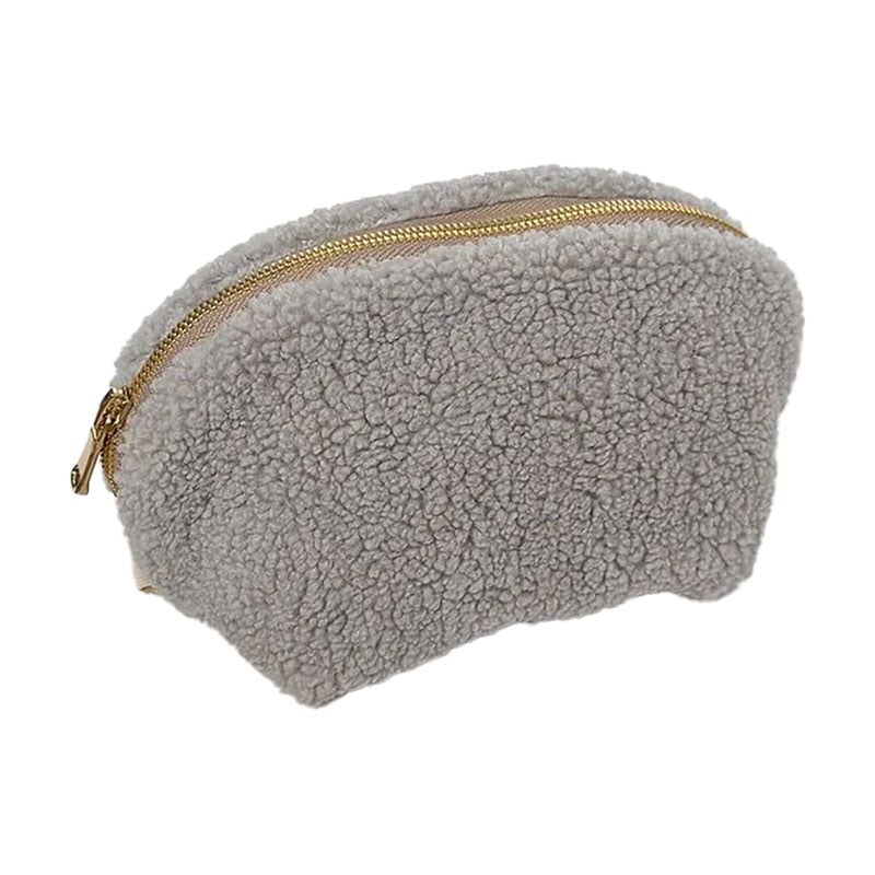 Косметичка Miso Your Favourite Bag Teddy світло-сіра, мала, 21*13*11 см (WW001-8)