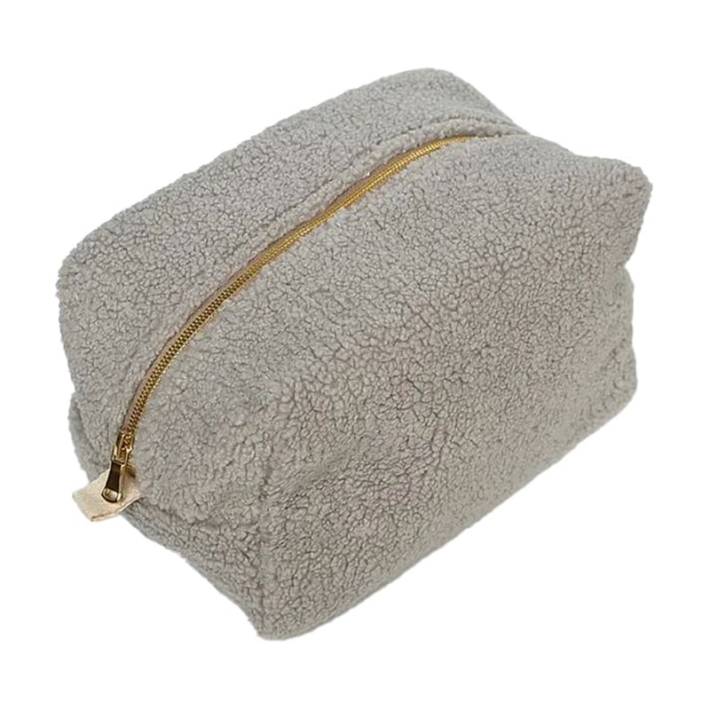 Косметичка Miso Your Favourite Bag Teddy світло-сіра, велика, 27*18*16 см (T001-9)
