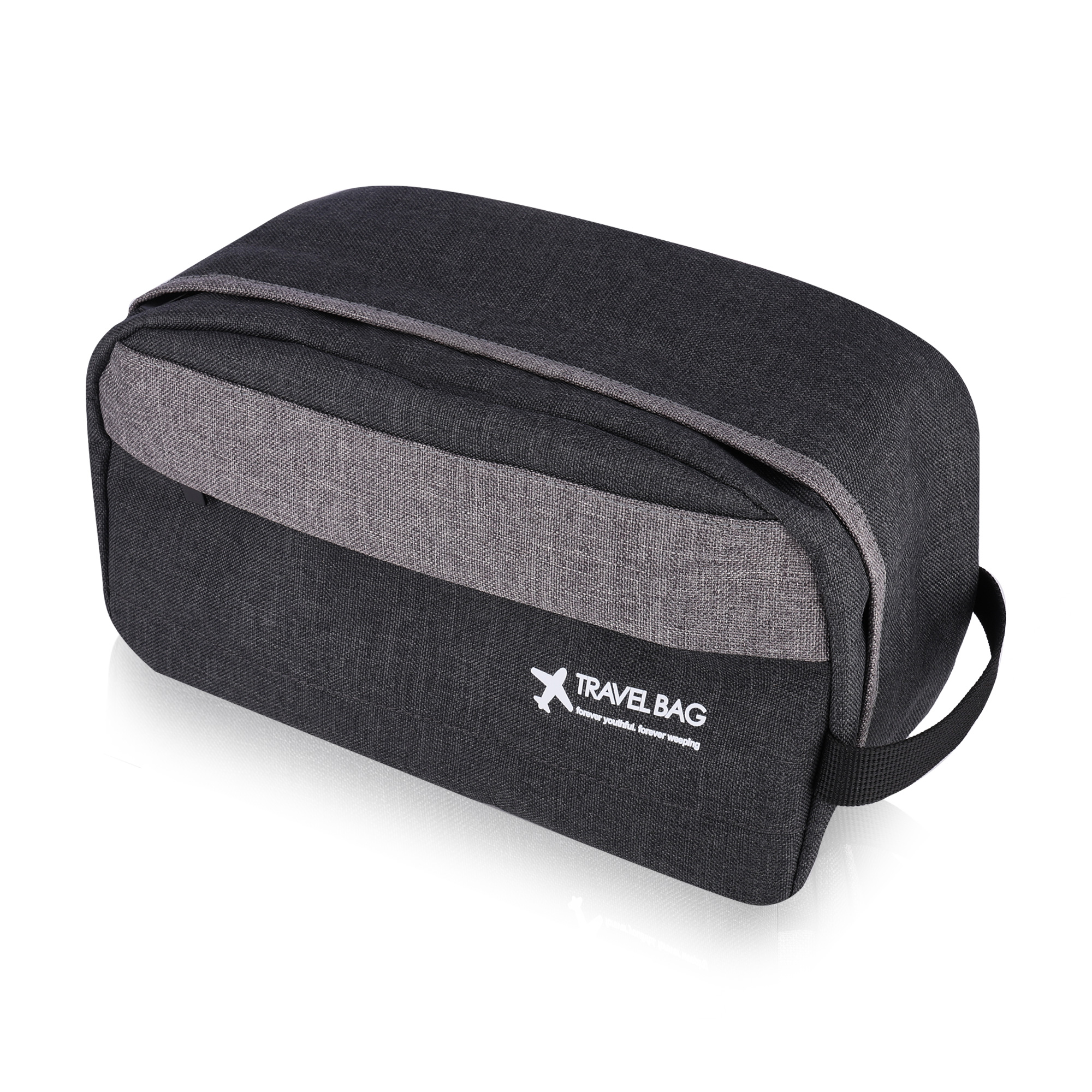 Косметичка-органайзер Travel Bag сірий меланж з графітом (179-2)