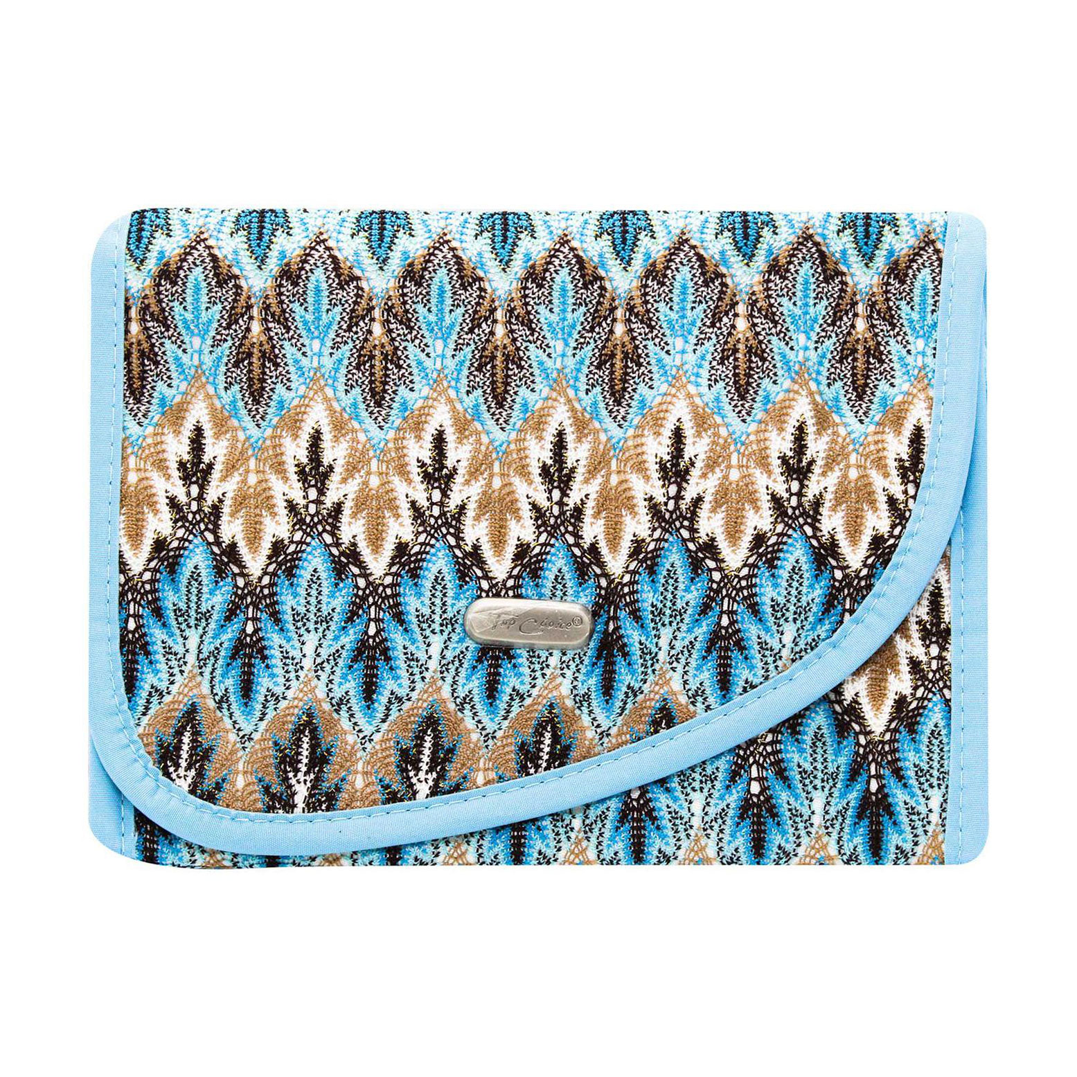 Косметичка Top Choice текстильна, бірюзова (94163)